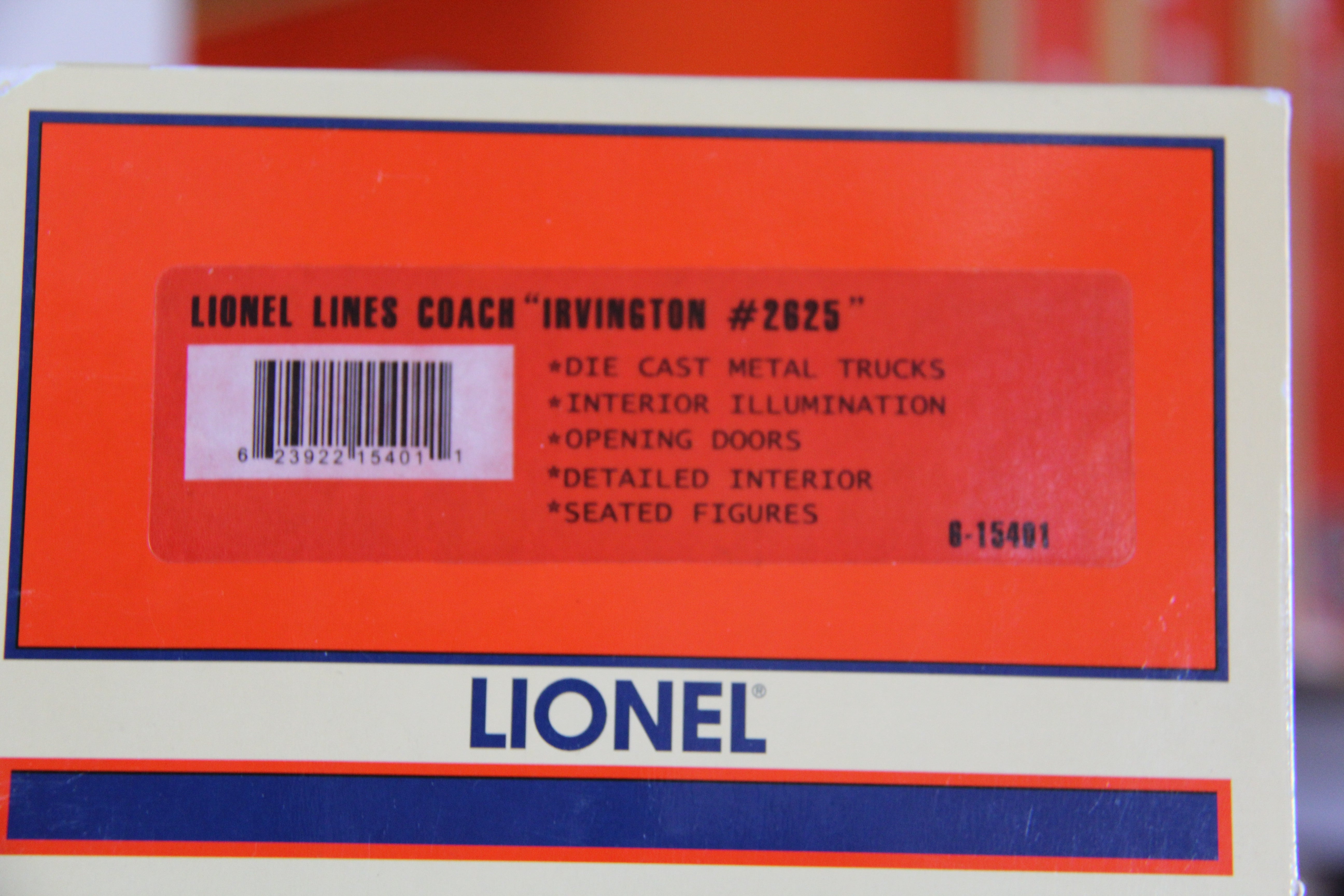 Lionel 6-15400 Lionel Lines 5 Car Passenger Set-Second hand-M3473