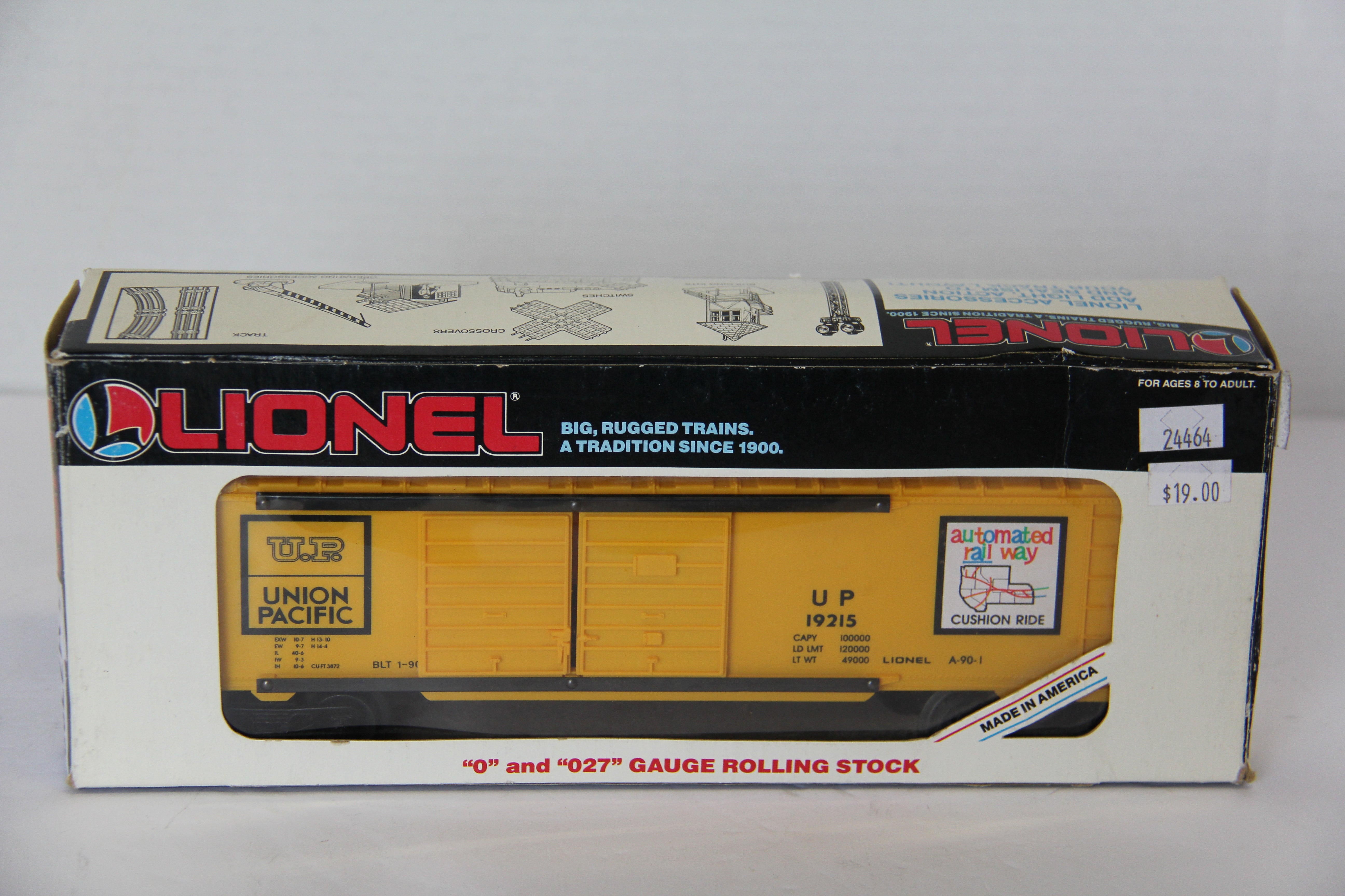 Lionel 6-19215 Union Pacific Double Door Boxcar-Second hand-M7789