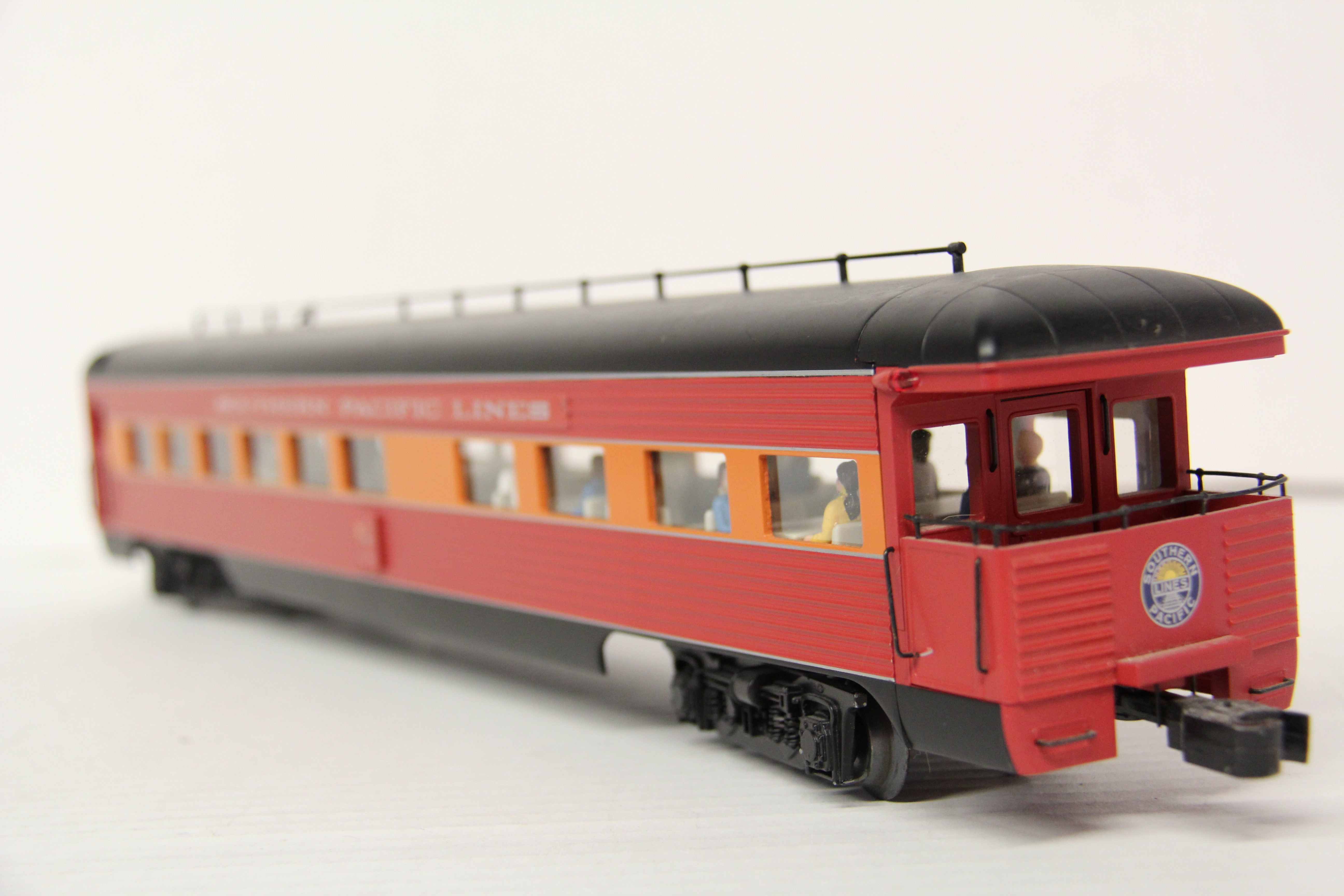 K-Line Southern Pacific Lines Daylight SP290- 18" Extruded Aluminum Observation Car-Second hand-M6123