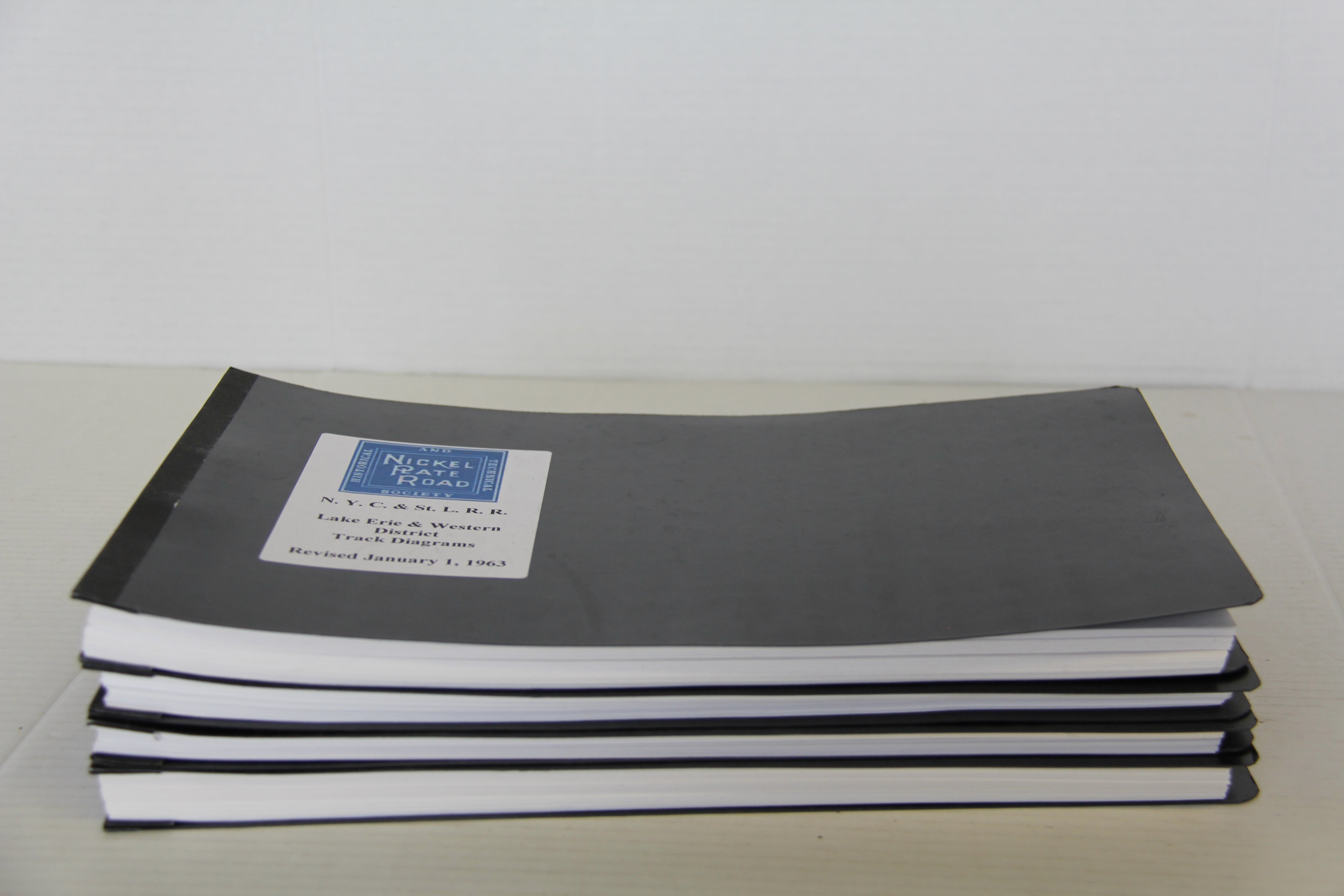 1963 Nickel Plate Road Historical Society NYC & St L. RR Track Diagrams -4 Set-Second hand-M7384 - MrMuffin'sTrains