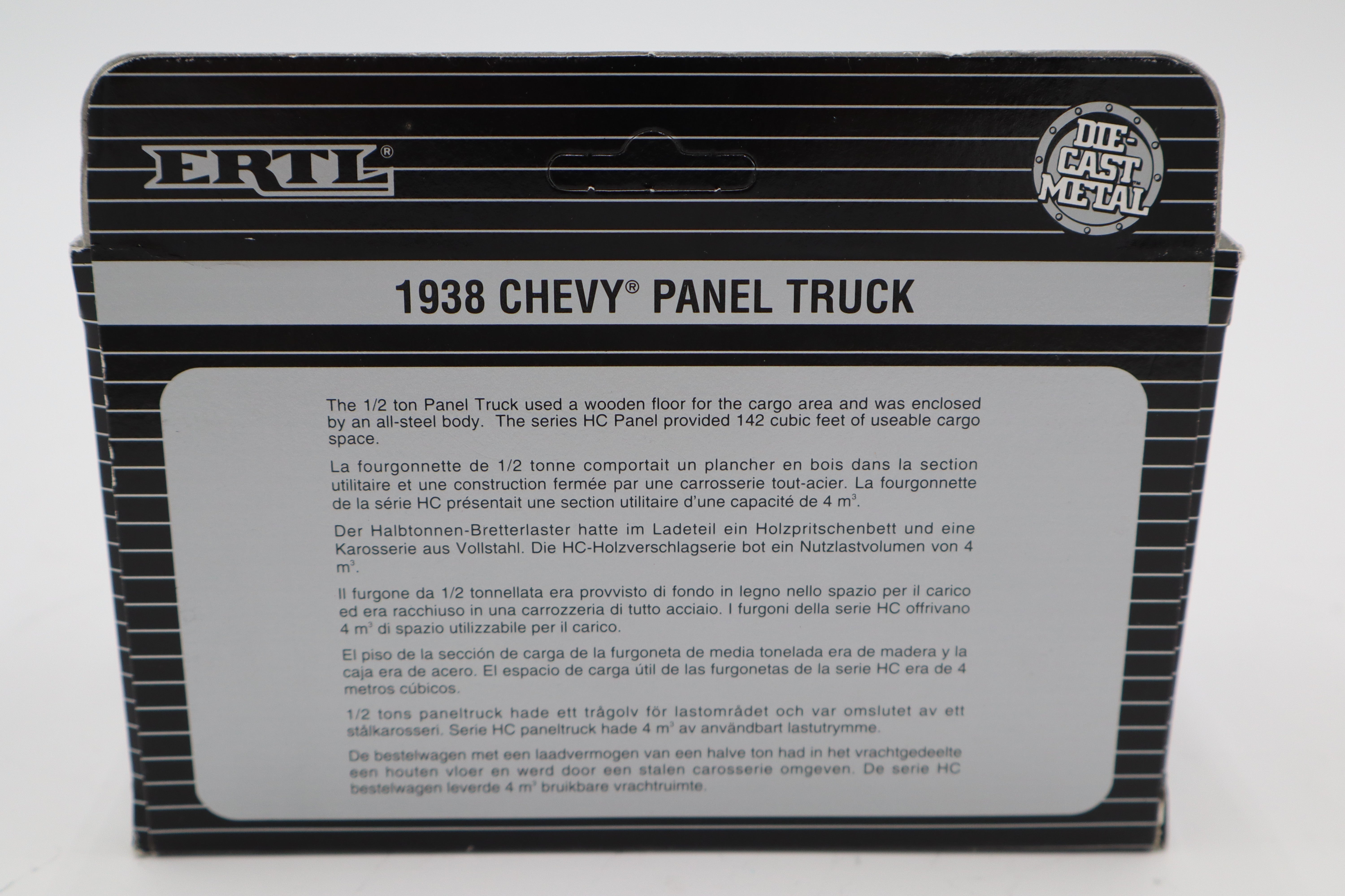 Ertl Classic Vehicles 1938 Delaney's Bakery Chevy Panel Truck 1:43-Second hand-M8397