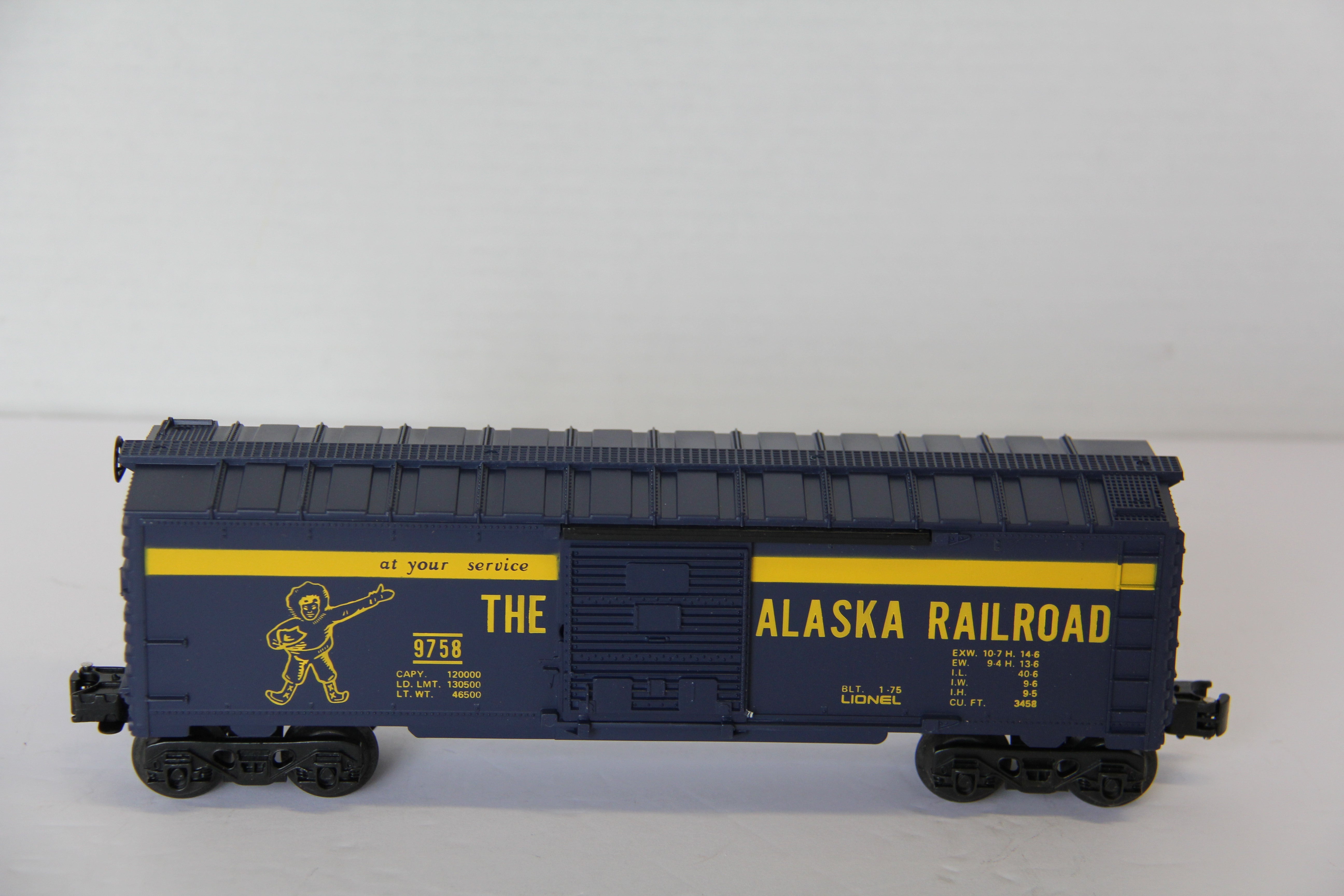 Lionel 6-9758 Alaska RR Box Car-Second hand-M7793