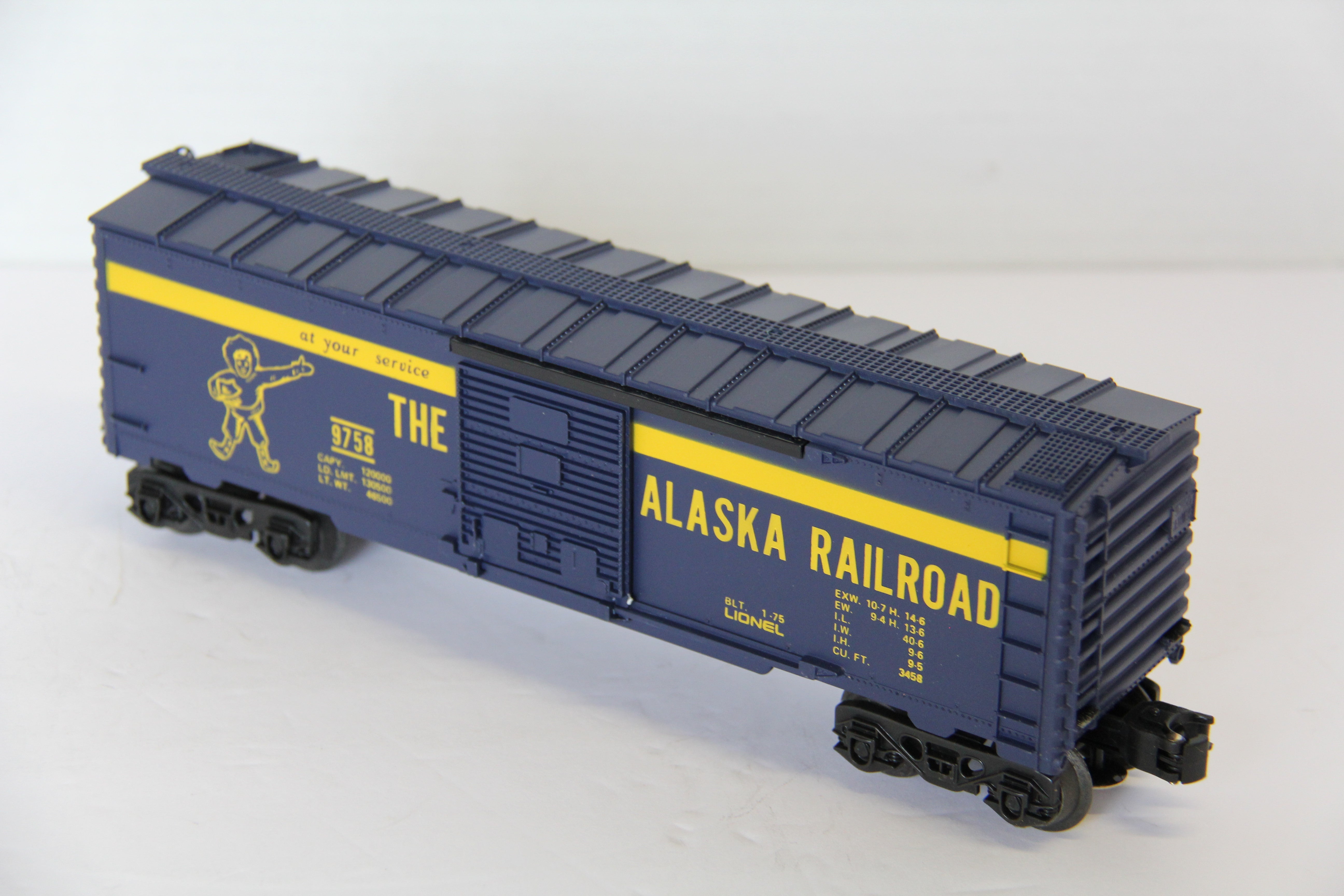 Lionel 6-9758 Alaska RR Box Car-Second hand-M7793