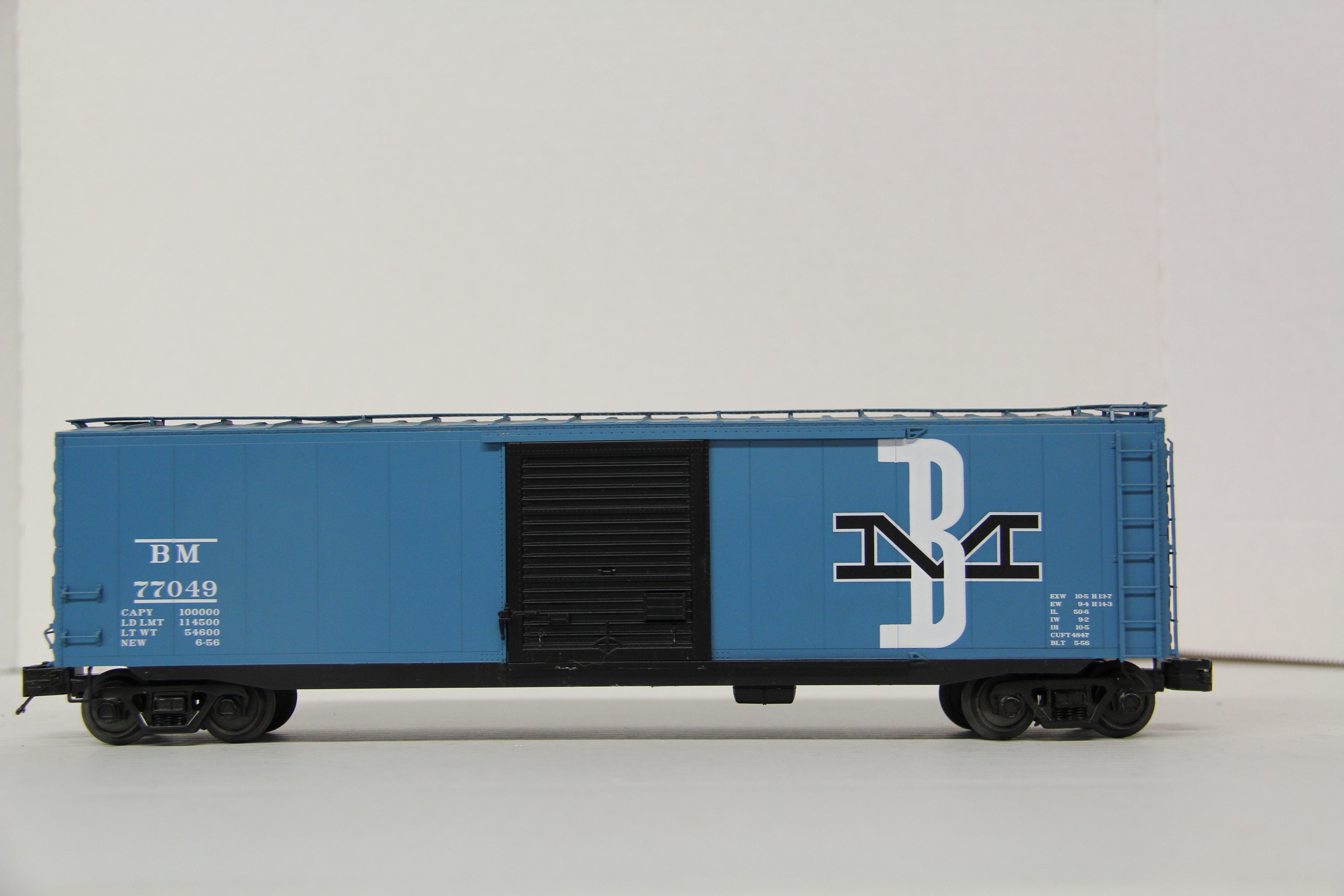 MTH 20-93558 Boston & Maine 50' PS-1 Box Cars w/ Youngstown Door-11 Set-Second hand-M6128