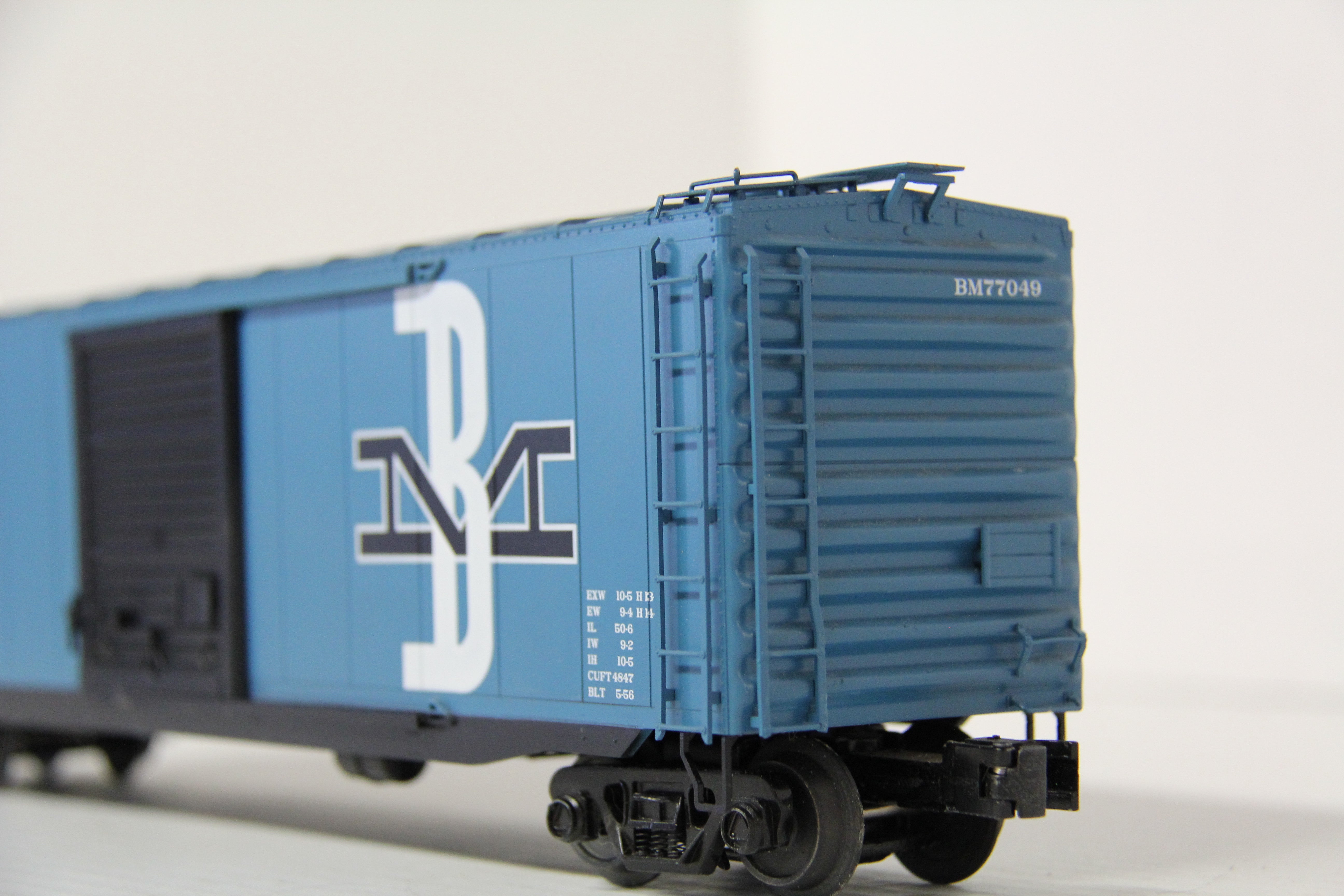 MTH 20-93558 Boston & Maine 50' PS-1 Box Cars w/ Youngstown Door-11 Set-Second hand-M6128