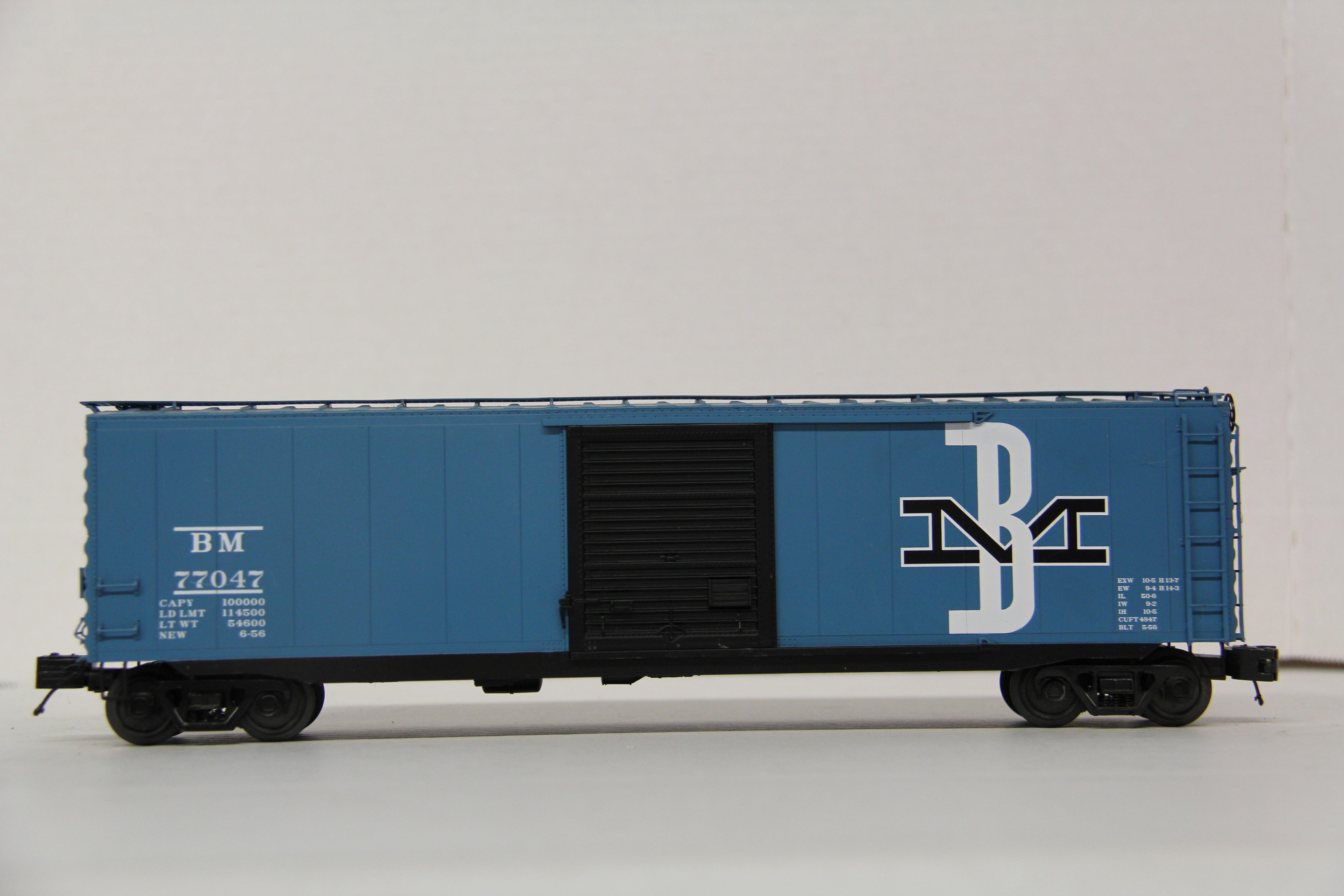 MTH 20-93558 Boston & Maine 50' PS-1 Box Cars w/ Youngstown Door-11 Set-Second hand-M6128
