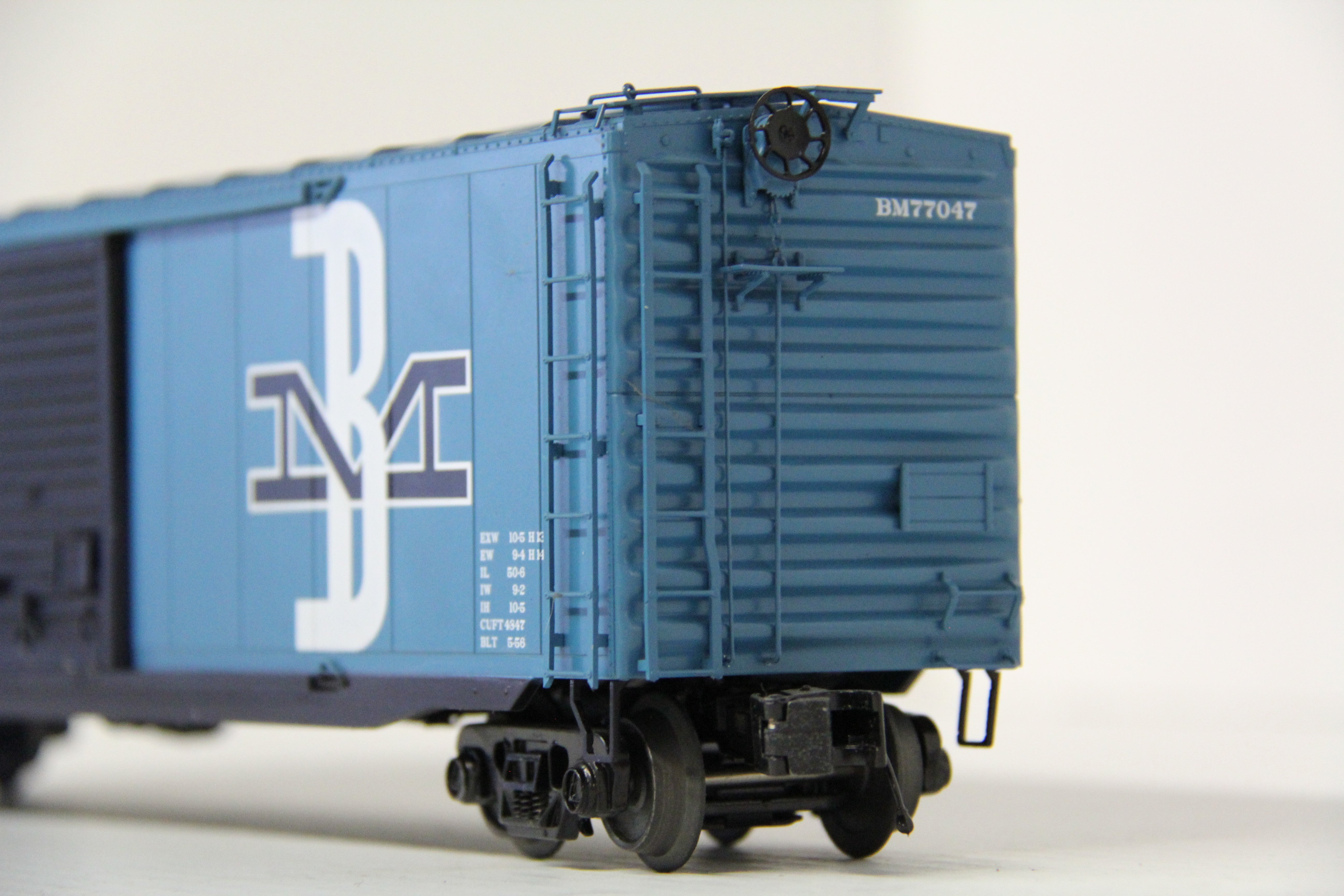MTH 20-93558 Boston & Maine 50' PS-1 Box Cars w/ Youngstown Door-11 Set-Second hand-M6128
