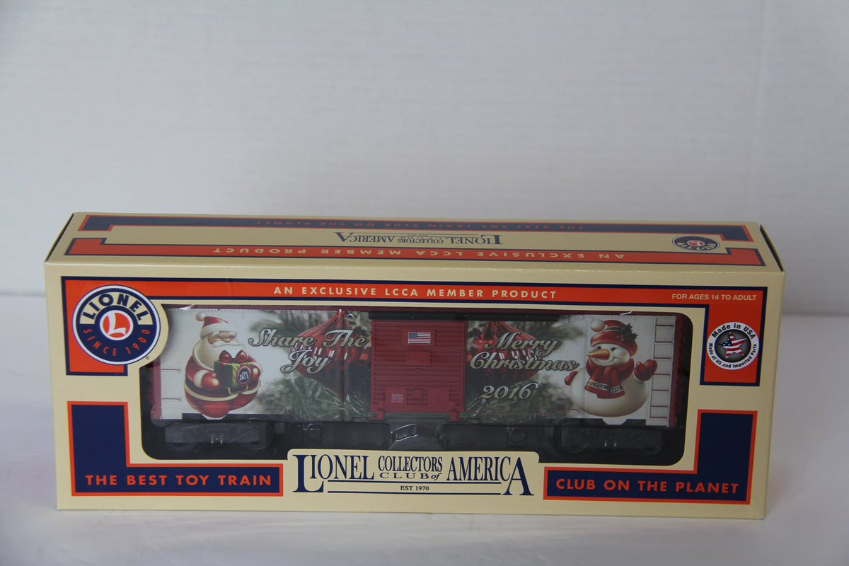 Lionel 6-58264 -2016 LCCA Christmas Boxcar-Second hand-M7795