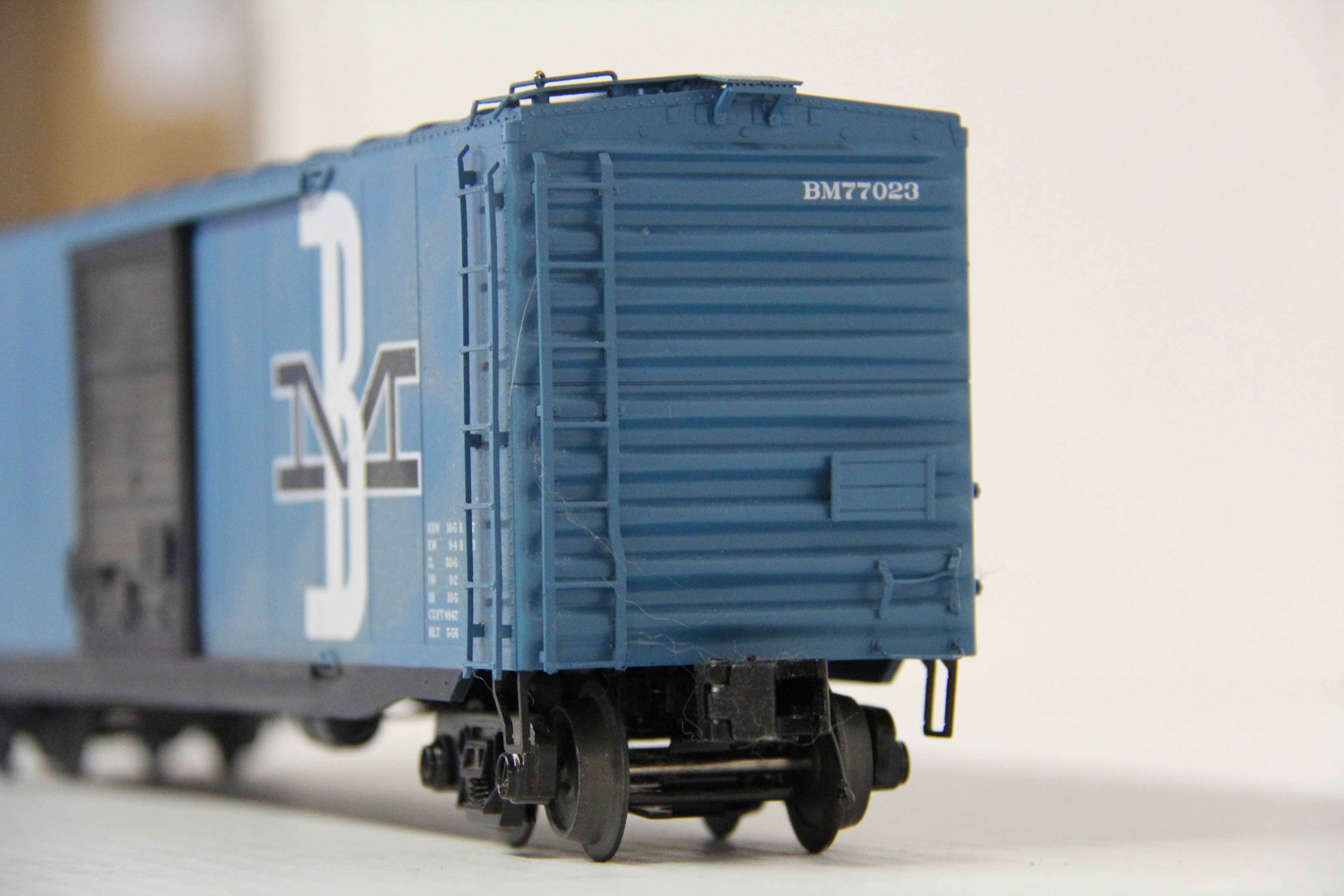 MTH 20-93558 Boston & Maine 50' PS-1 Box Cars w/ Youngstown Door-11 Set-Second hand-M6128