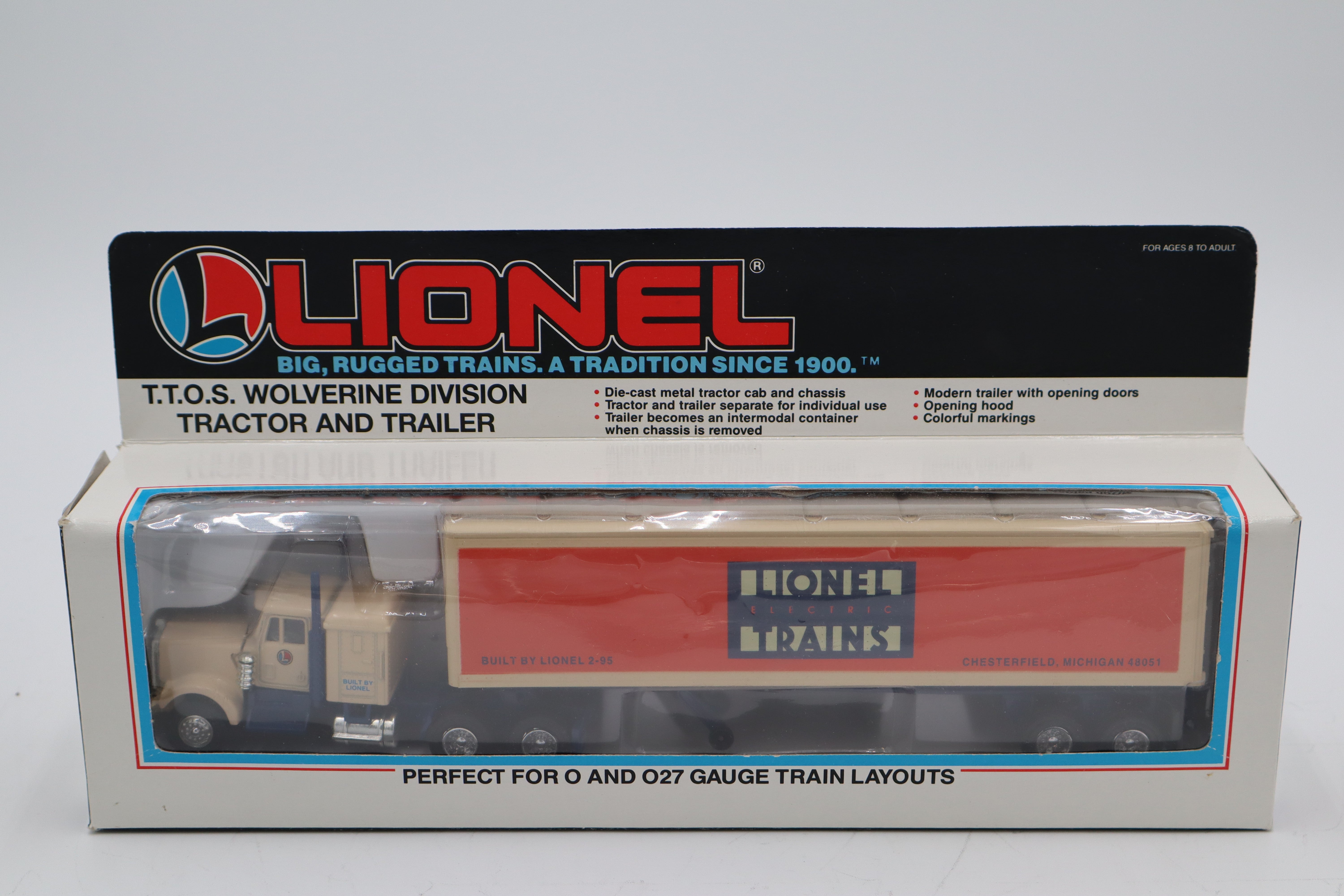 Lionel 6-52033 T.T.O.S Wolverine Division Tractor & Trailer-Second hand-M8404