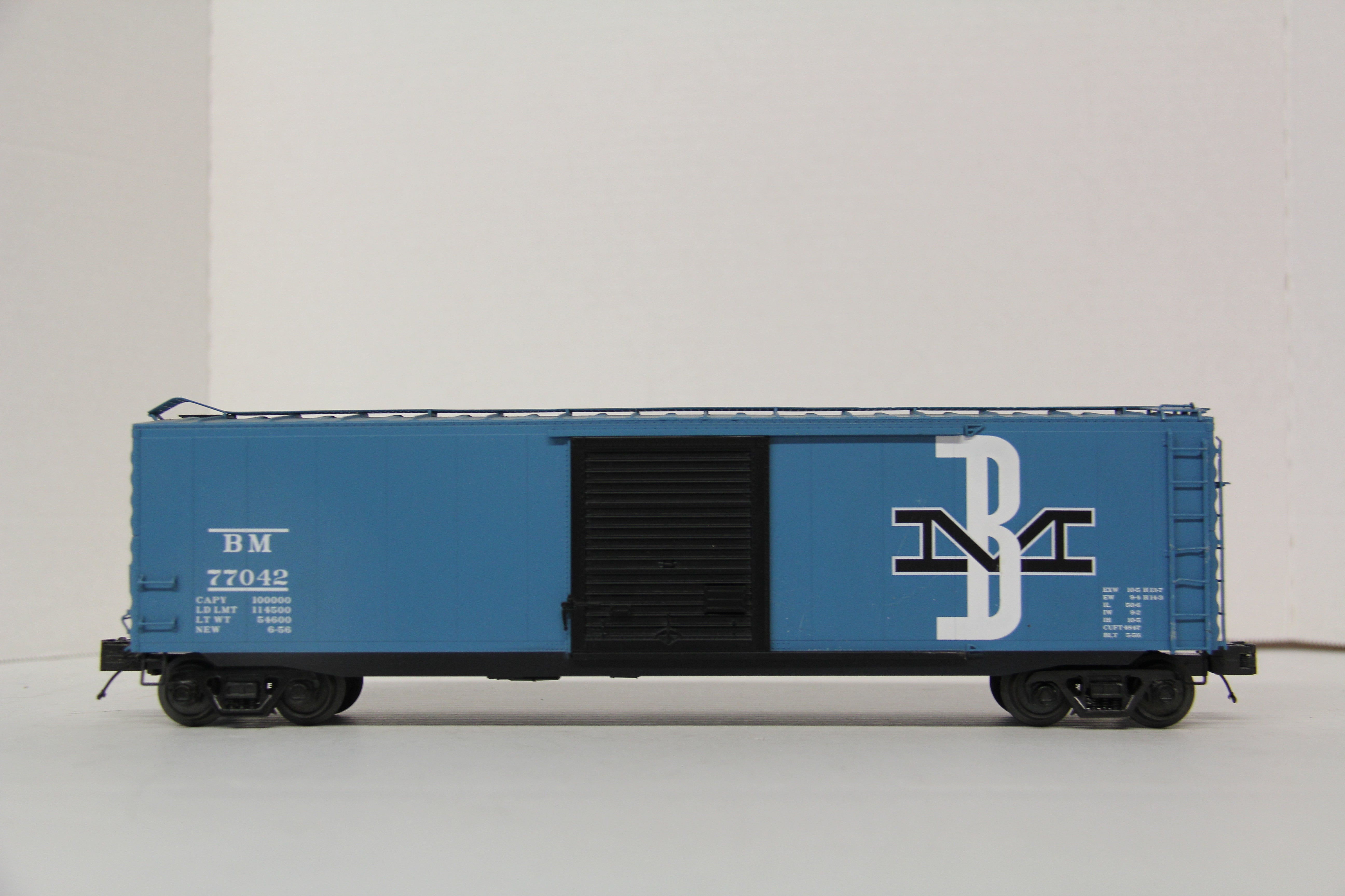 MTH 20-93558 Boston & Maine 50' PS-1 Box Cars w/ Youngstown Door-11 Set-Second hand-M6128