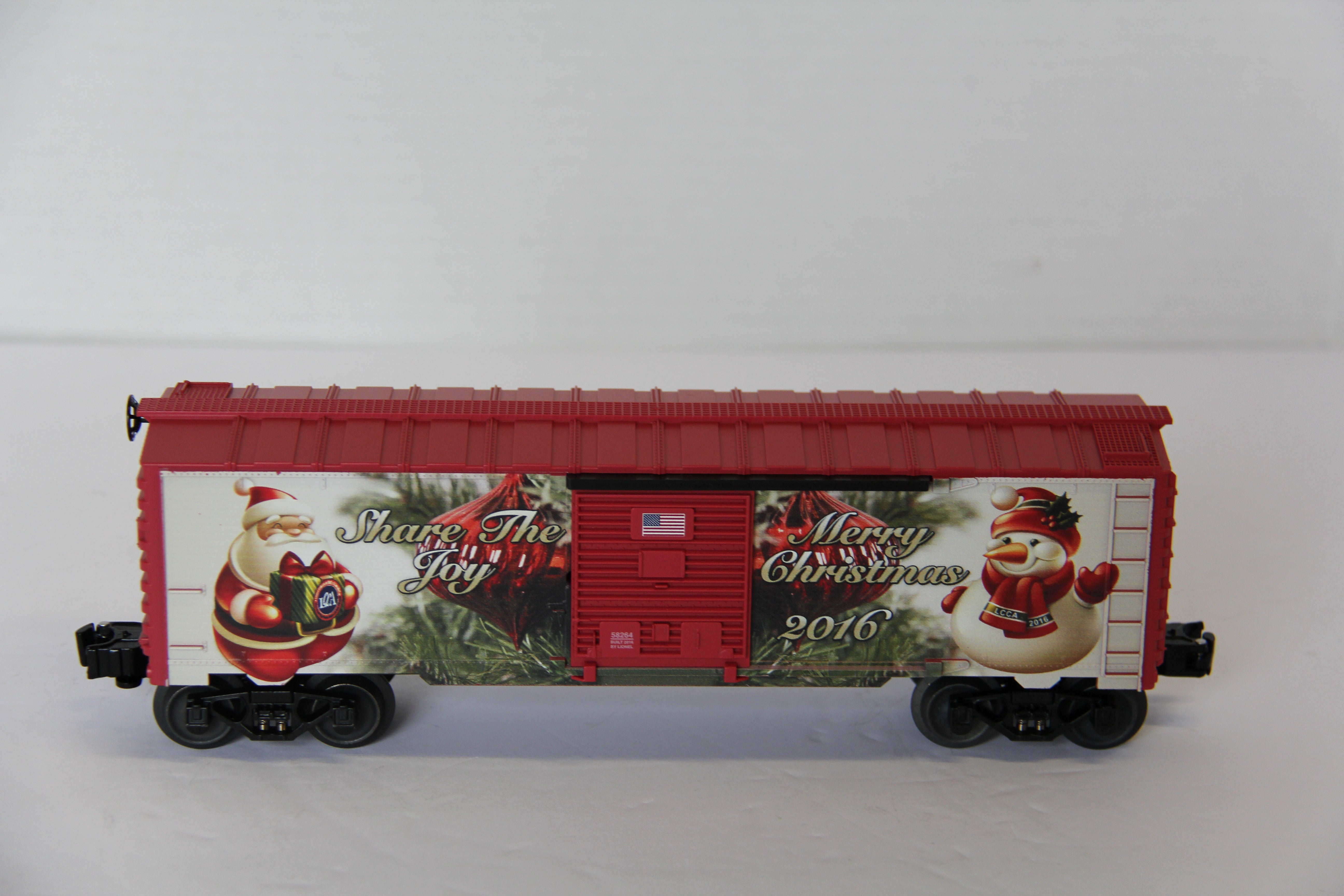 Lionel 6-58264 -2016 LCCA Christmas Boxcar-Second hand-M7795