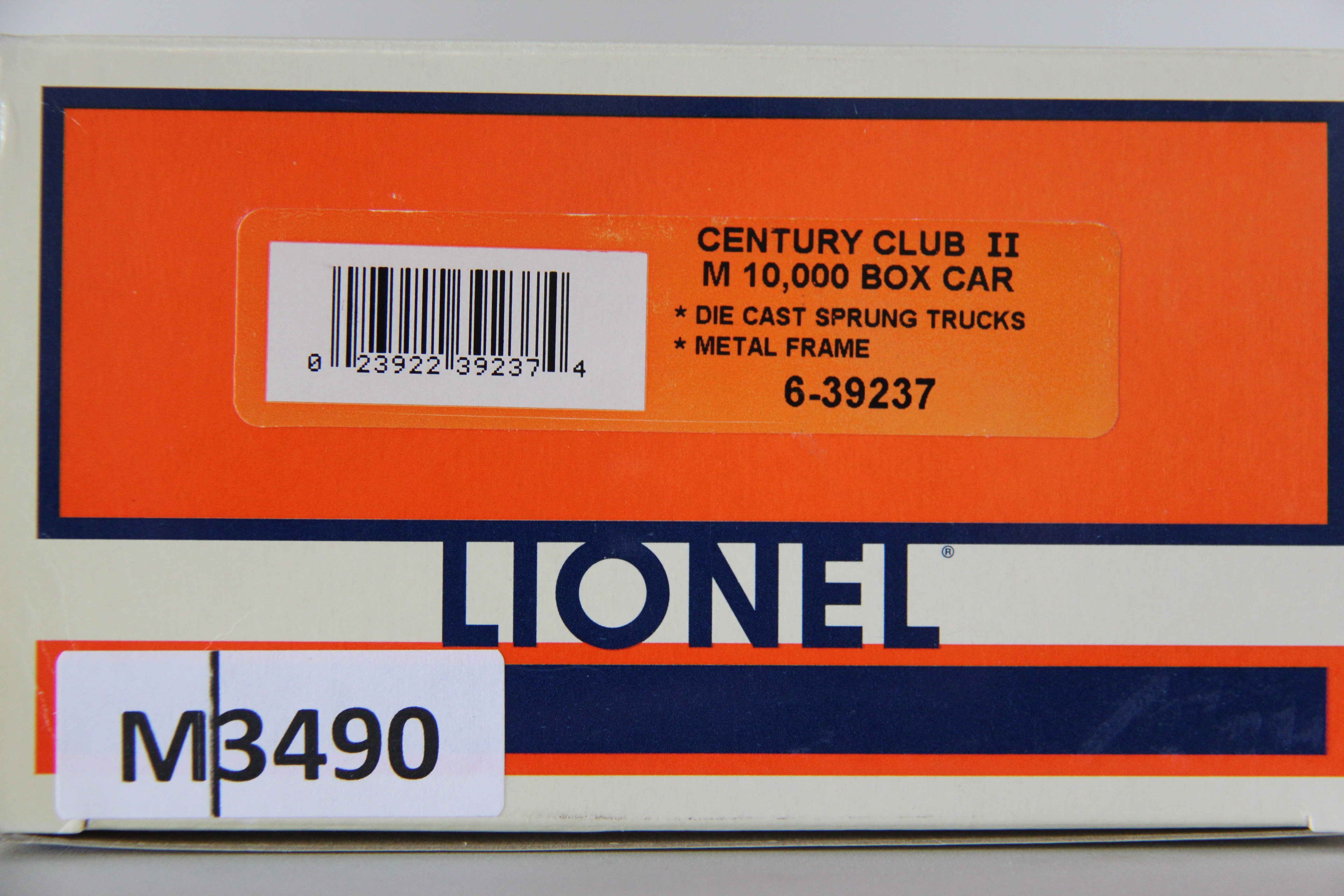 Lionel 6-39237 Century Club II M 10,000 Box Car-Second hand-M3490