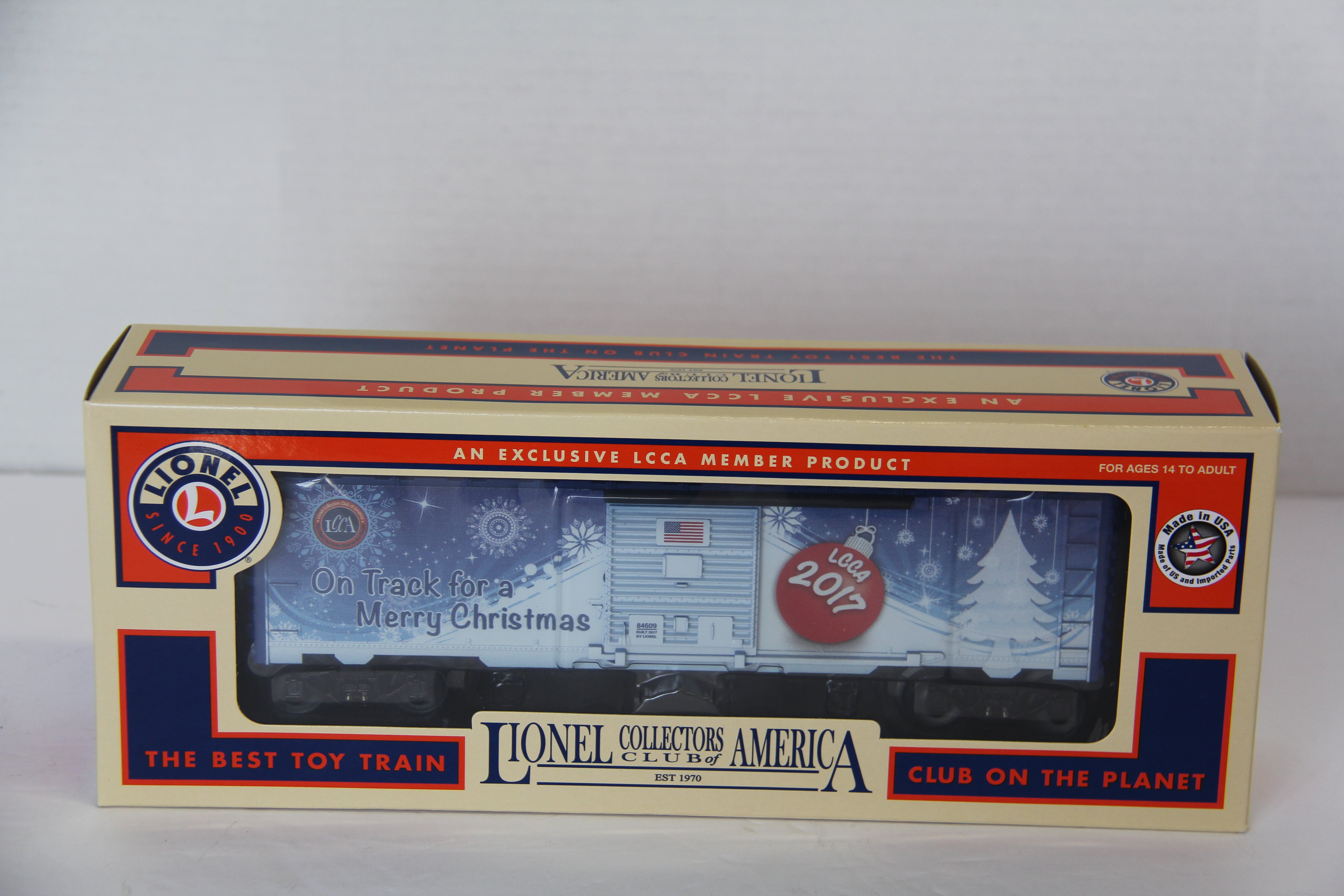 2017 Lionel 6-84609 LCCA Christmas Car-Second hand-M7796