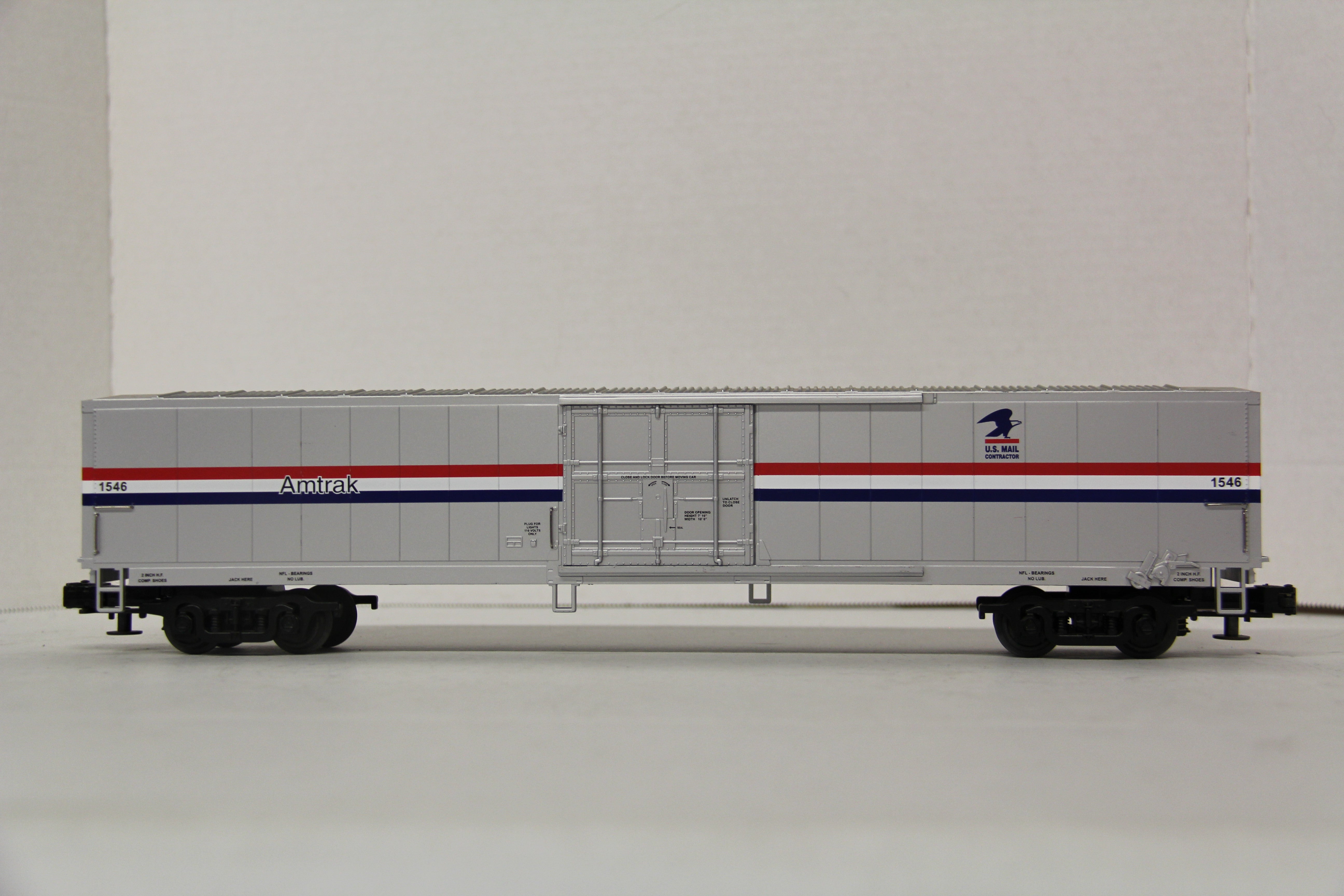 MTH 20-93027 Amtrak 15" Mail Box Car #1546-Second hand-M6129