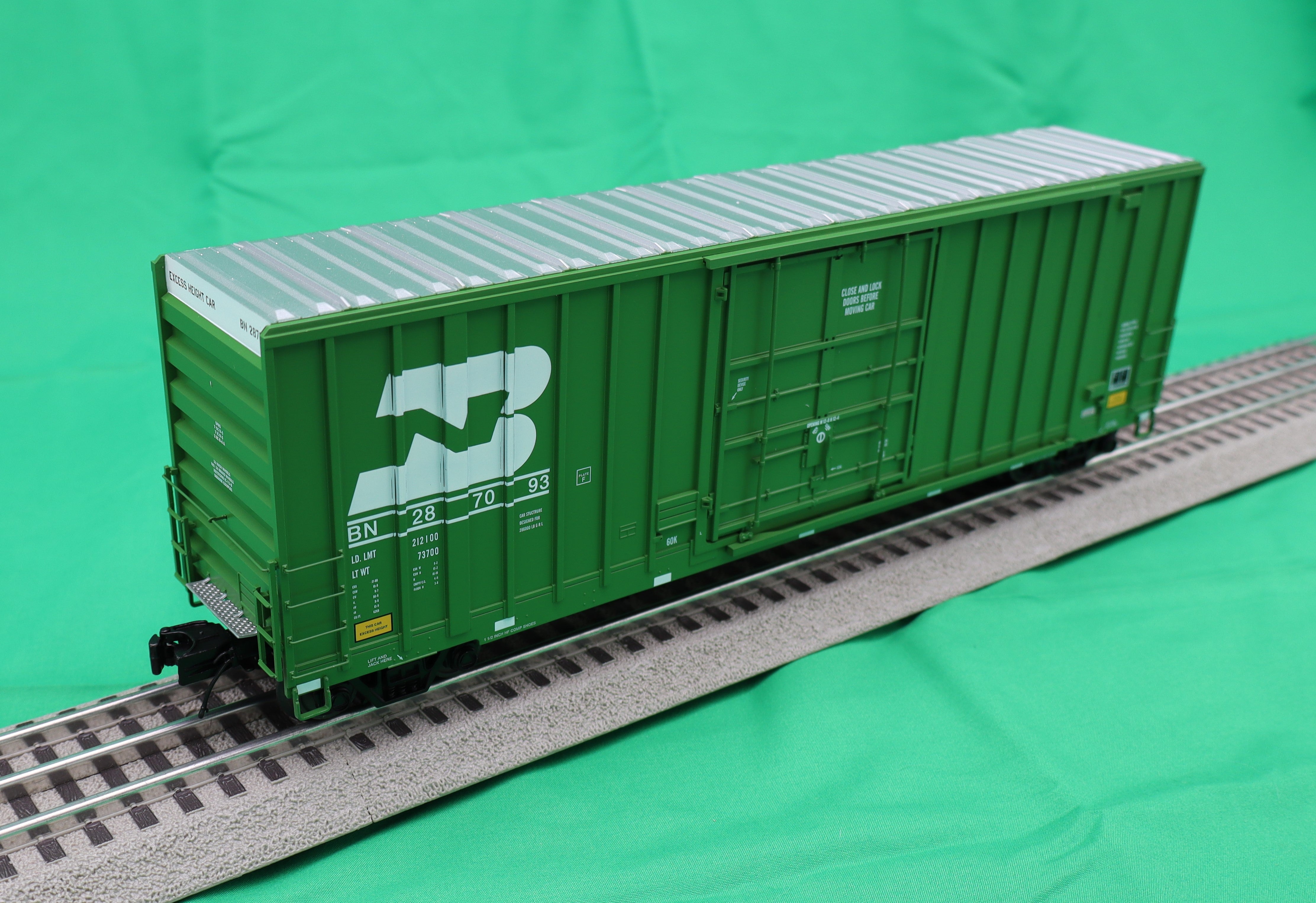 Atlas O 3001635 - Premier - 50' Gunderson High Cube Boxcar "Burlington Northern"