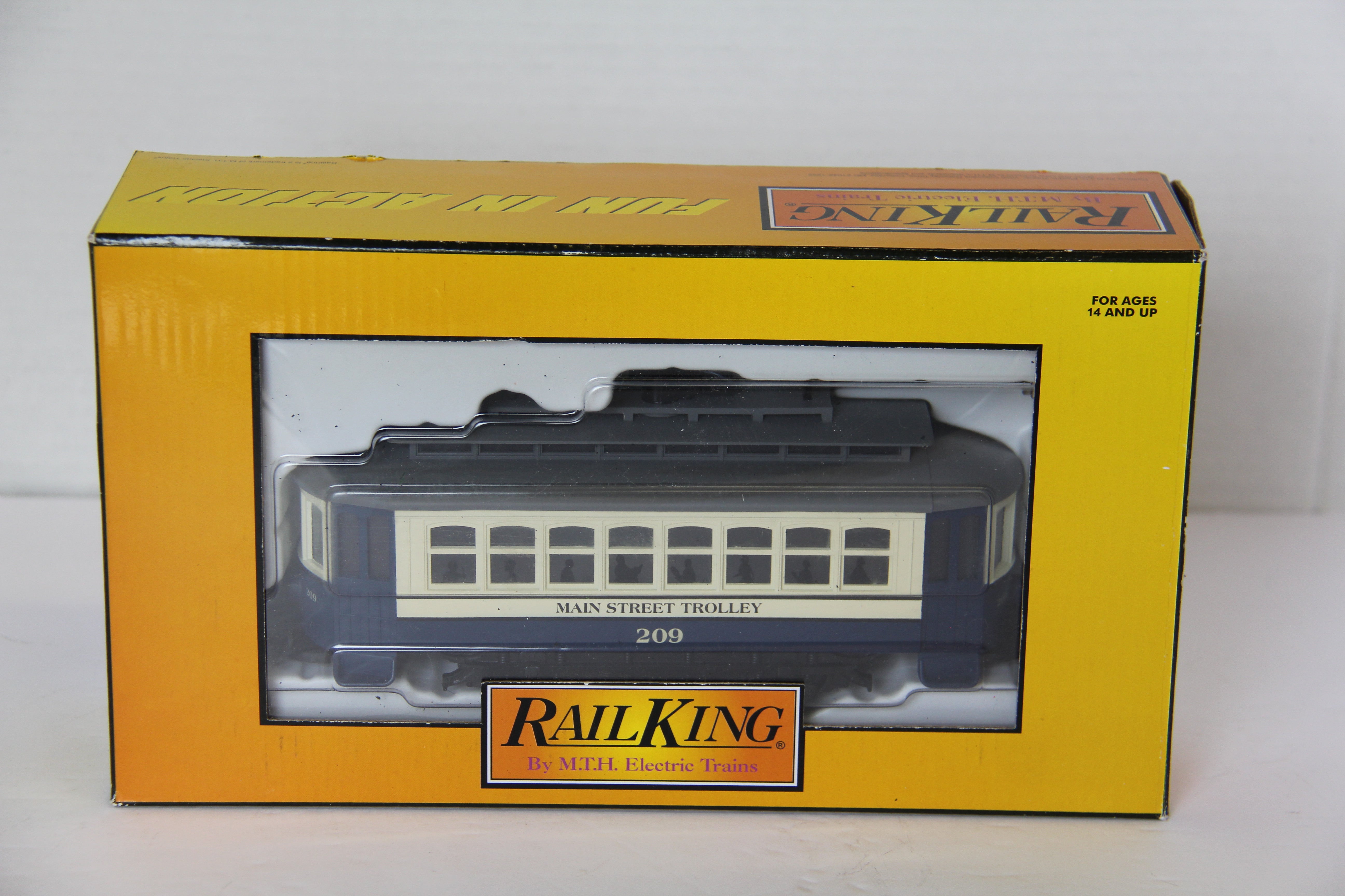 Rail King 30-2562 Main Street Bump-n-Go Trolley-Second hand-M7798