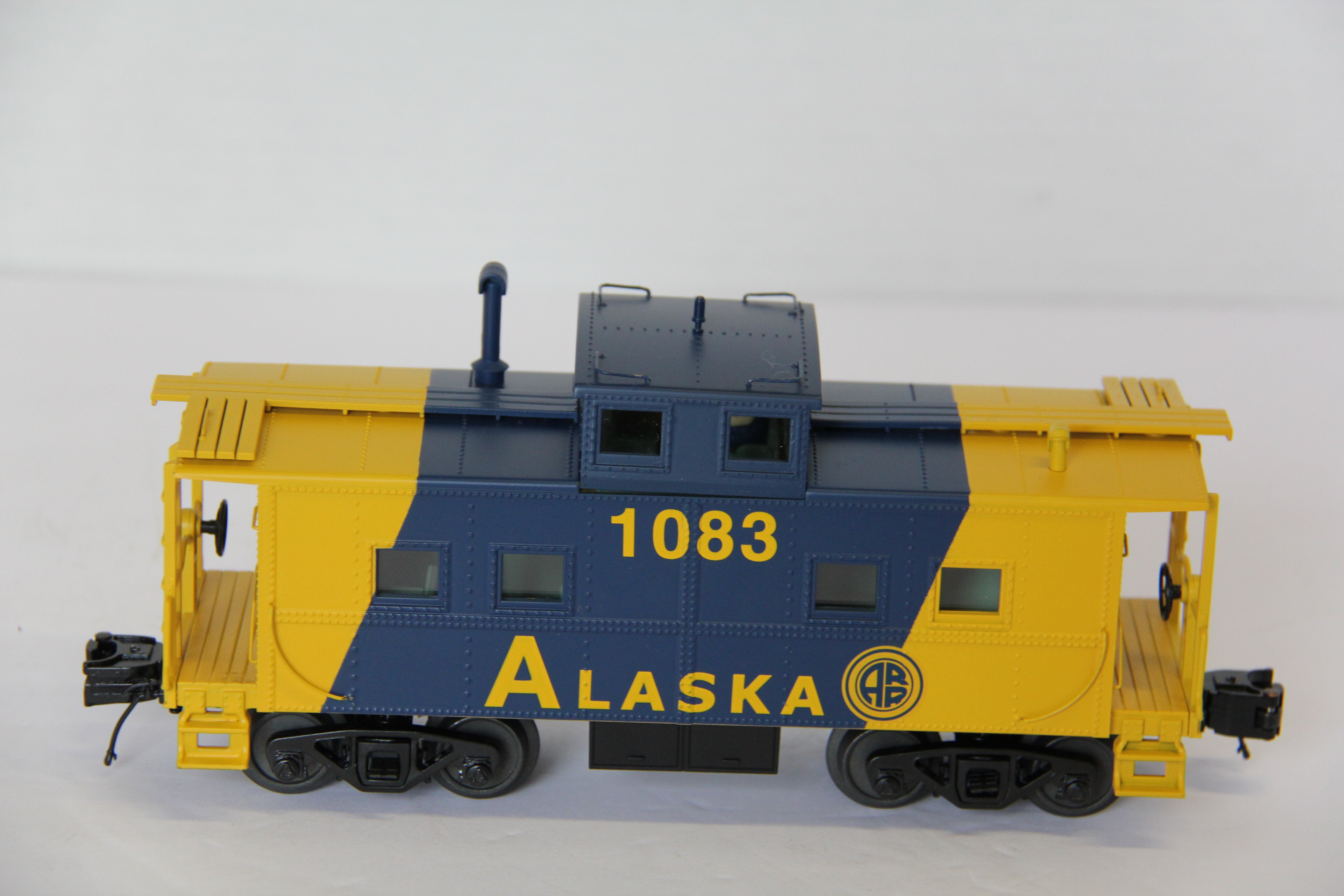 Rail King 30-77238 Alaska Steel Caboose-Second hand-M7800