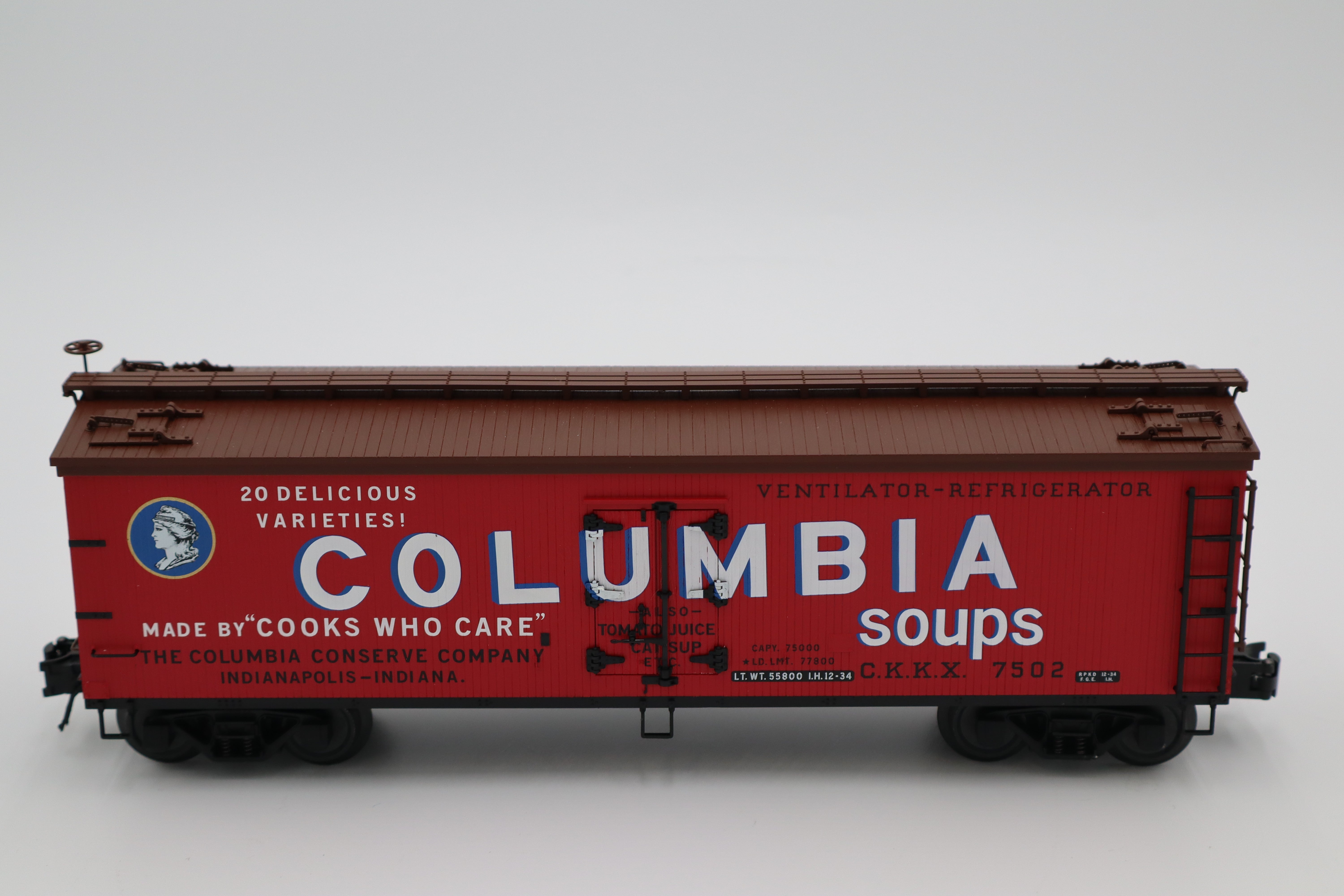 Atlas #3002649S-1 Columbia Soup 40' Wood Reefer #7502-Second hand-M8407