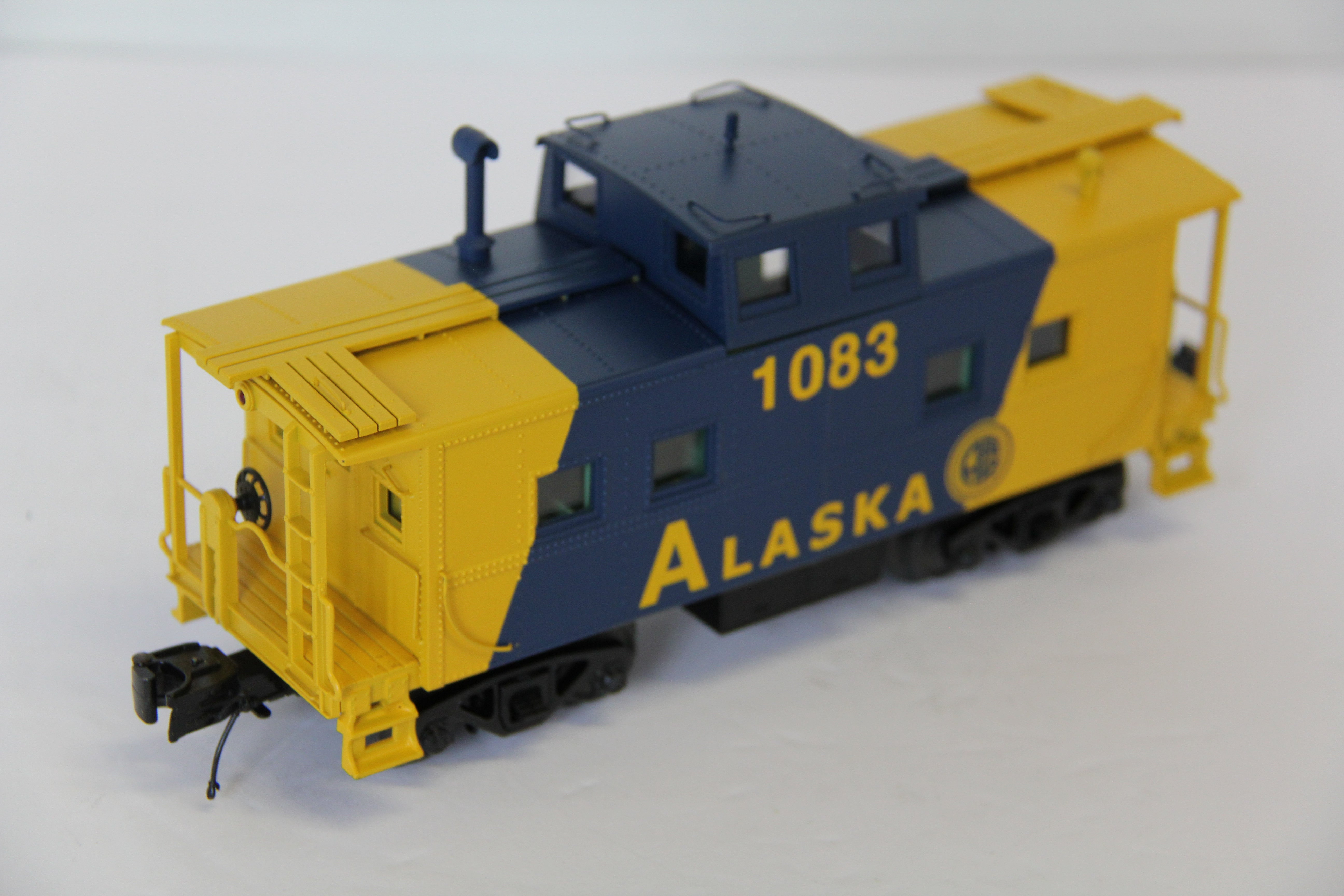 Rail King 30-77238 Alaska Steel Caboose-Second hand-M7800