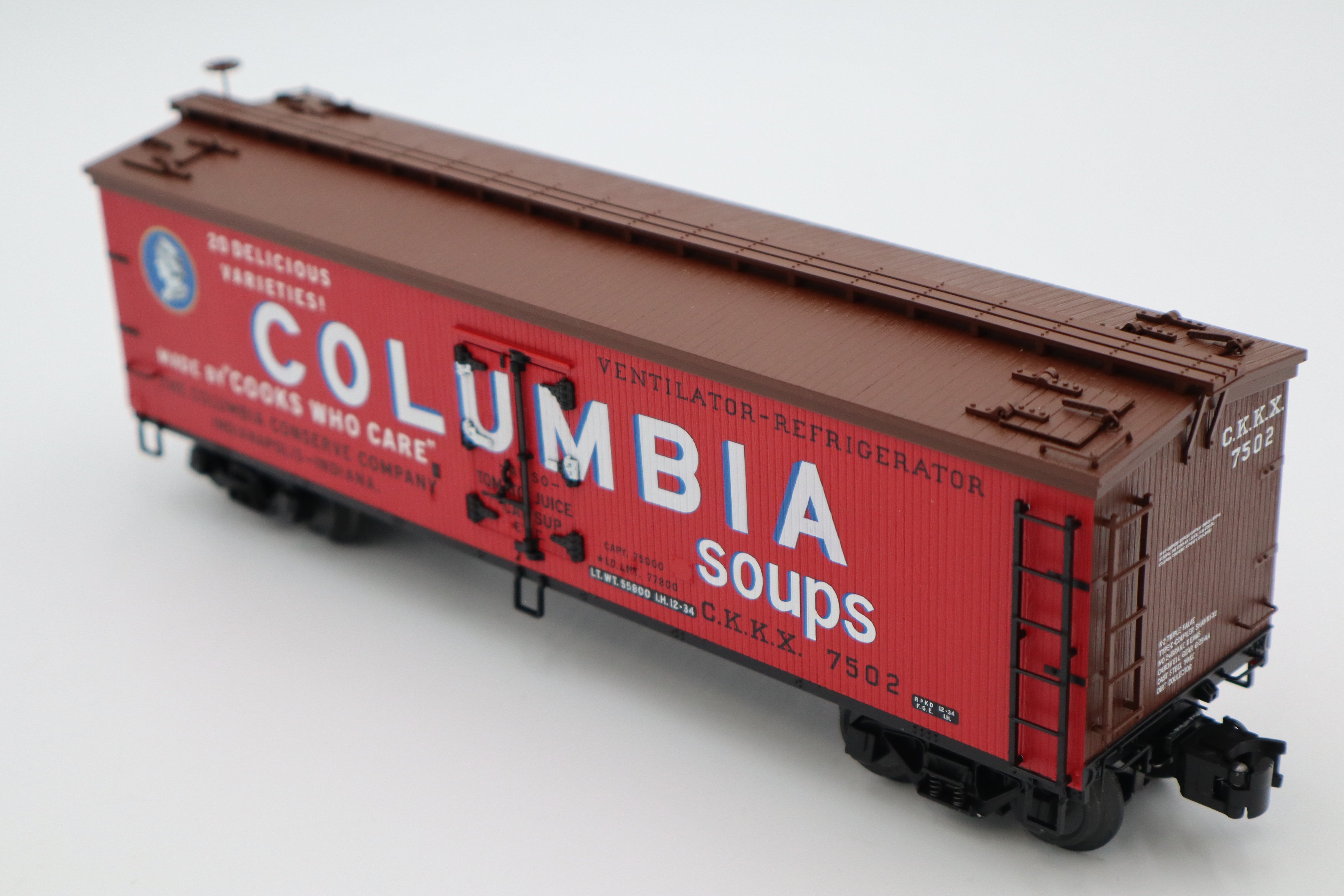 Atlas #3002649S-1 Columbia Soup 40' Wood Reefer #7502-Second hand-M8407
