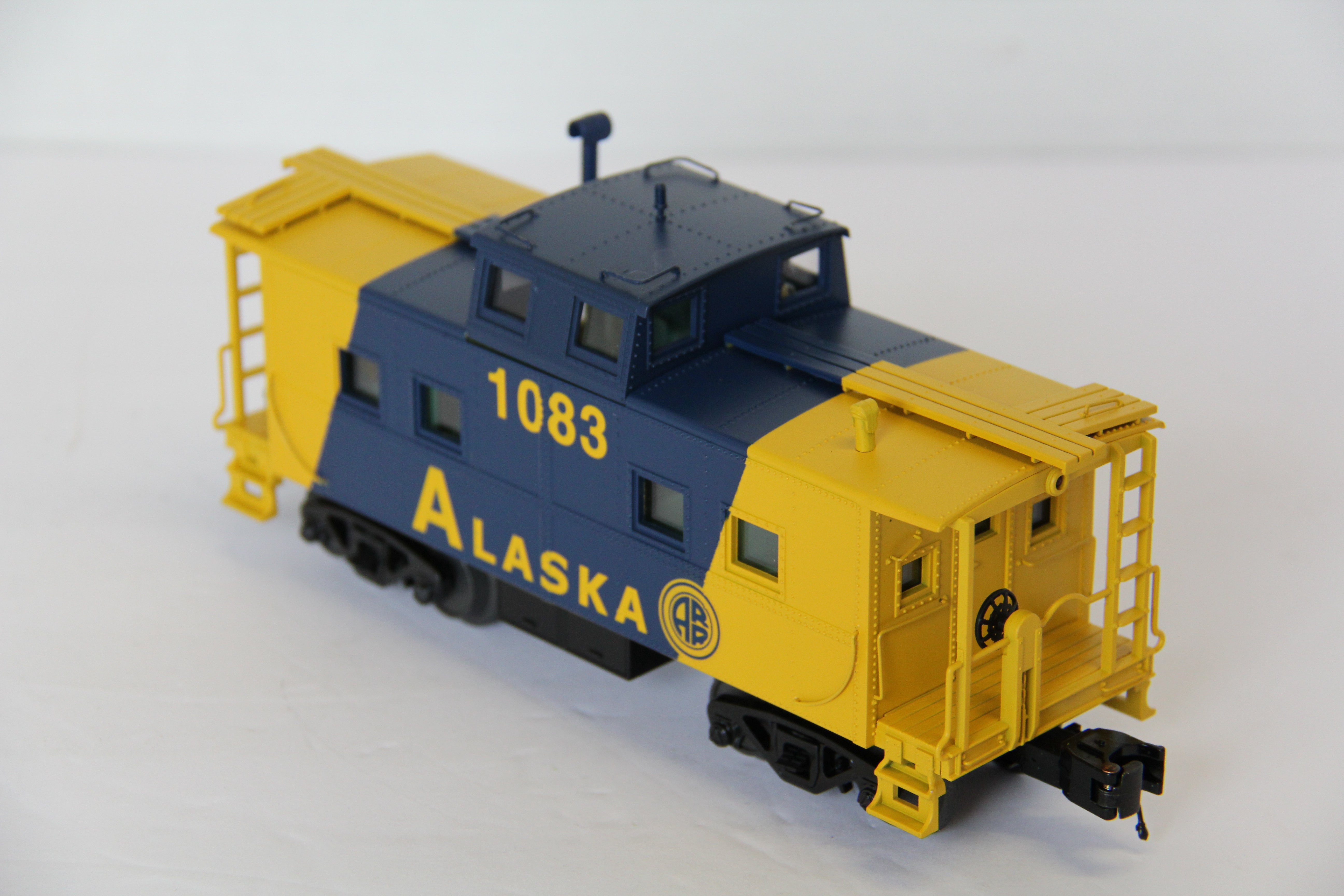 Rail King 30-77238 Alaska Steel Caboose-Second hand-M7800