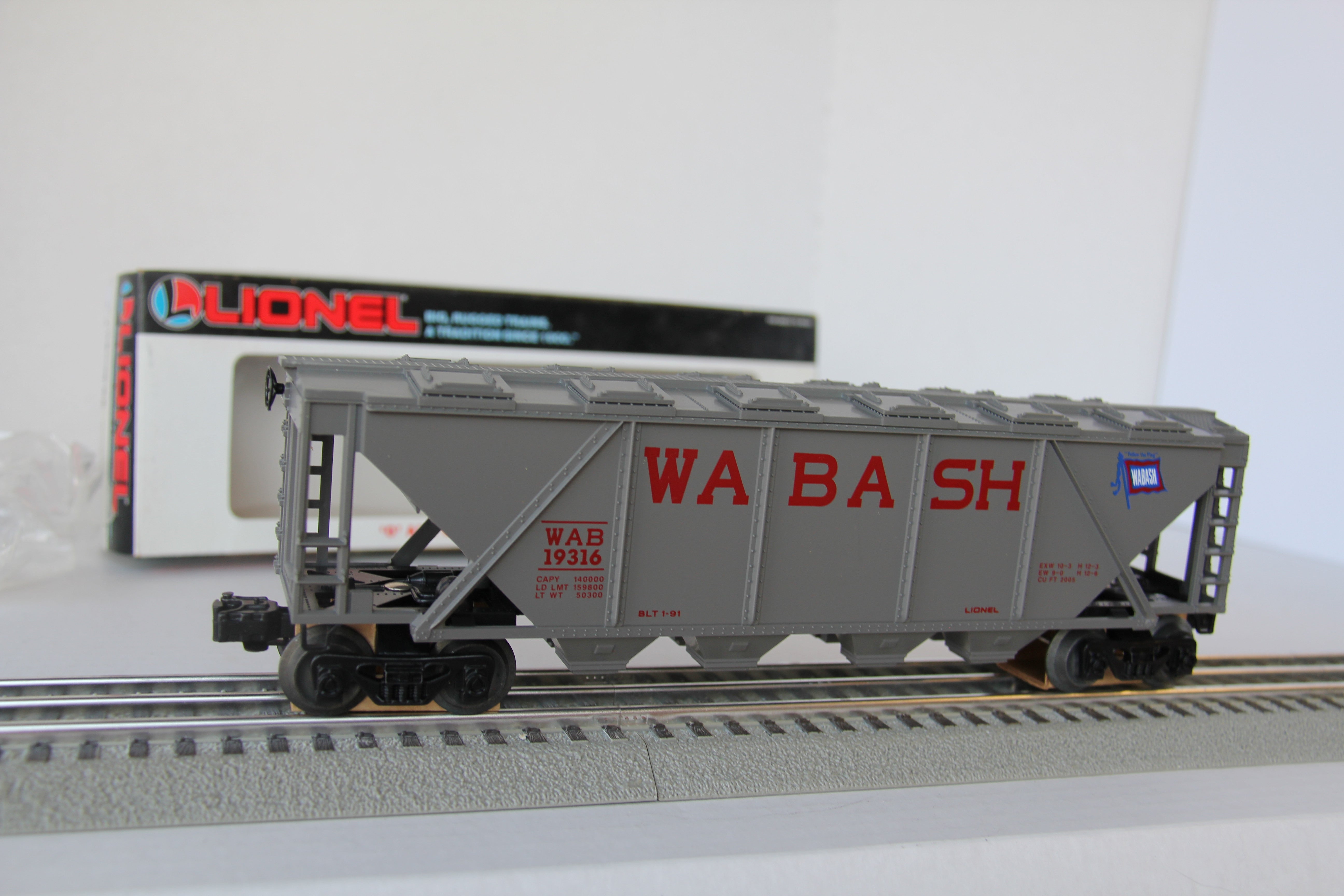 Lionel 6-19316 Wabash Covered Hopper-Second hand-M3968
