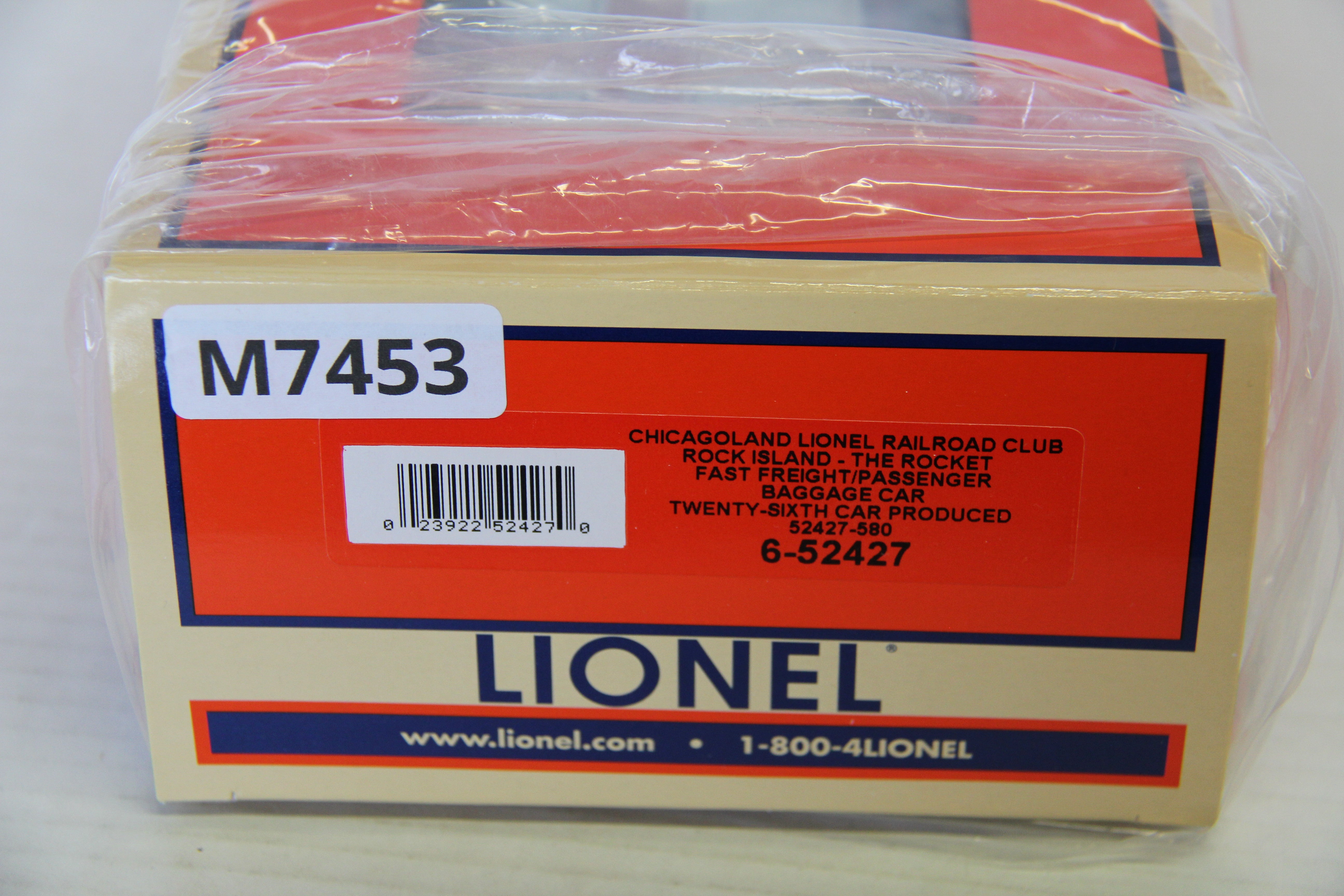 Lionel 6-52427 Chiagoland Lionel Railroad Club Rock Island -The Rocket Baggage Car-Second hand-M7453 - MrMuffin'sTrains