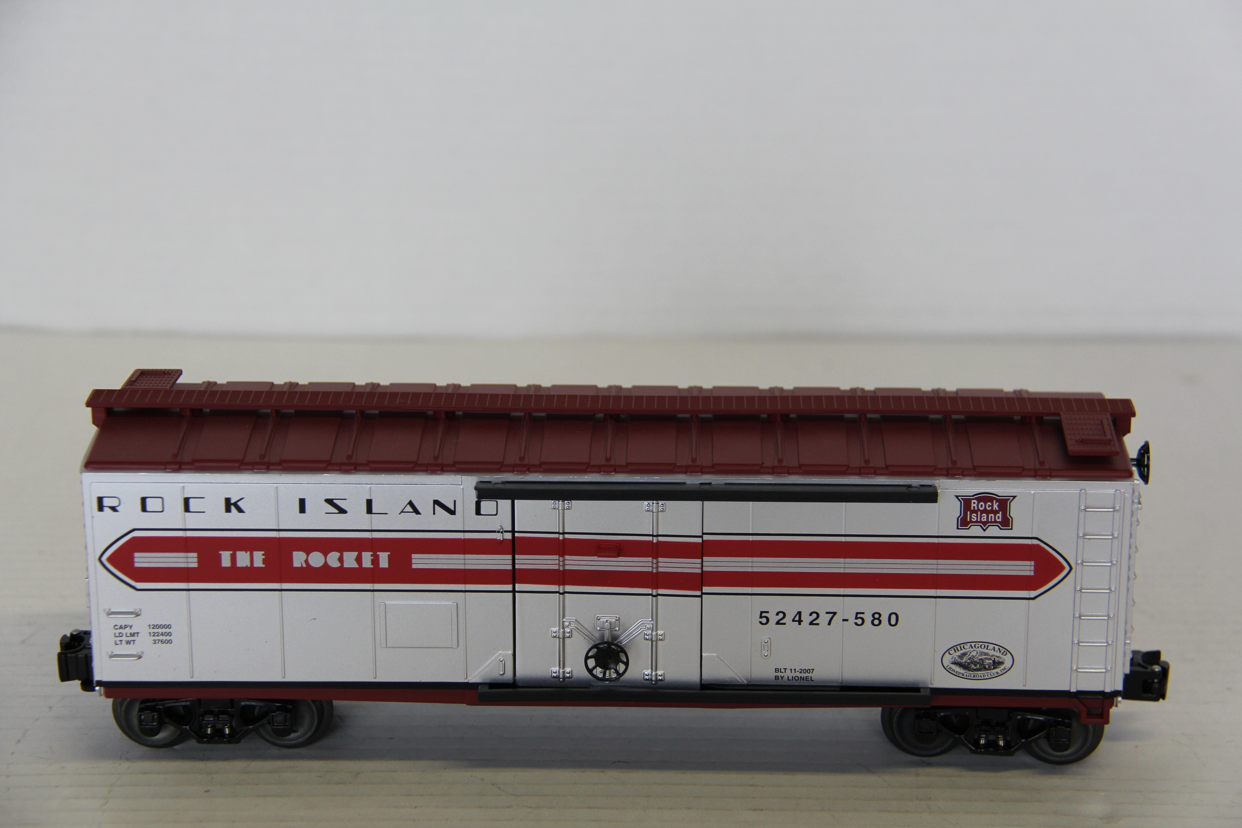 Lionel 6-52427 Chiagoland Lionel Railroad Club Rock Island -The Rocket Baggage Car-Second hand-M7453 - MrMuffin'sTrains