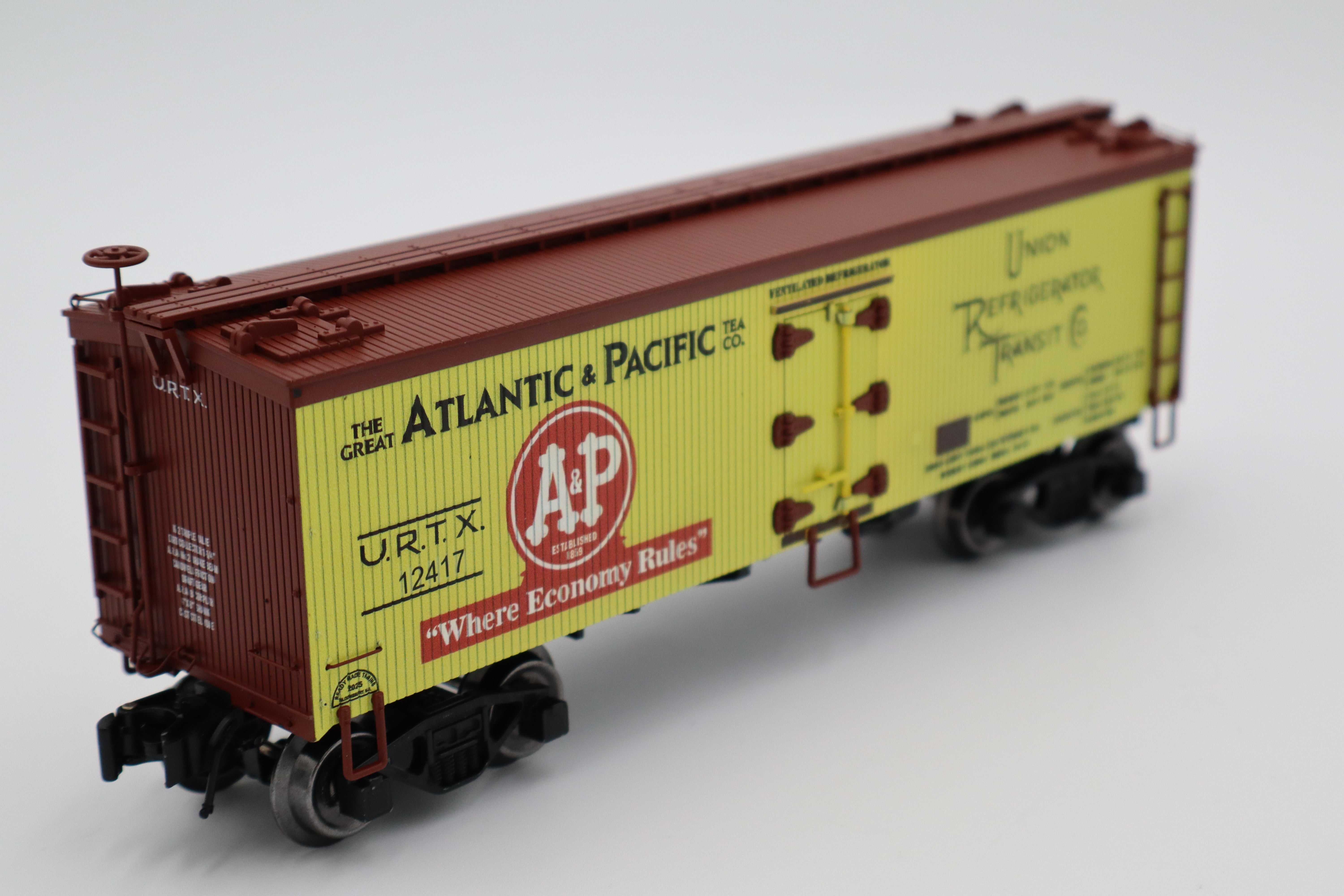 RMT 8619927 A&P Foods 36ft Wood Side Reefer Car-Second hand-M8409