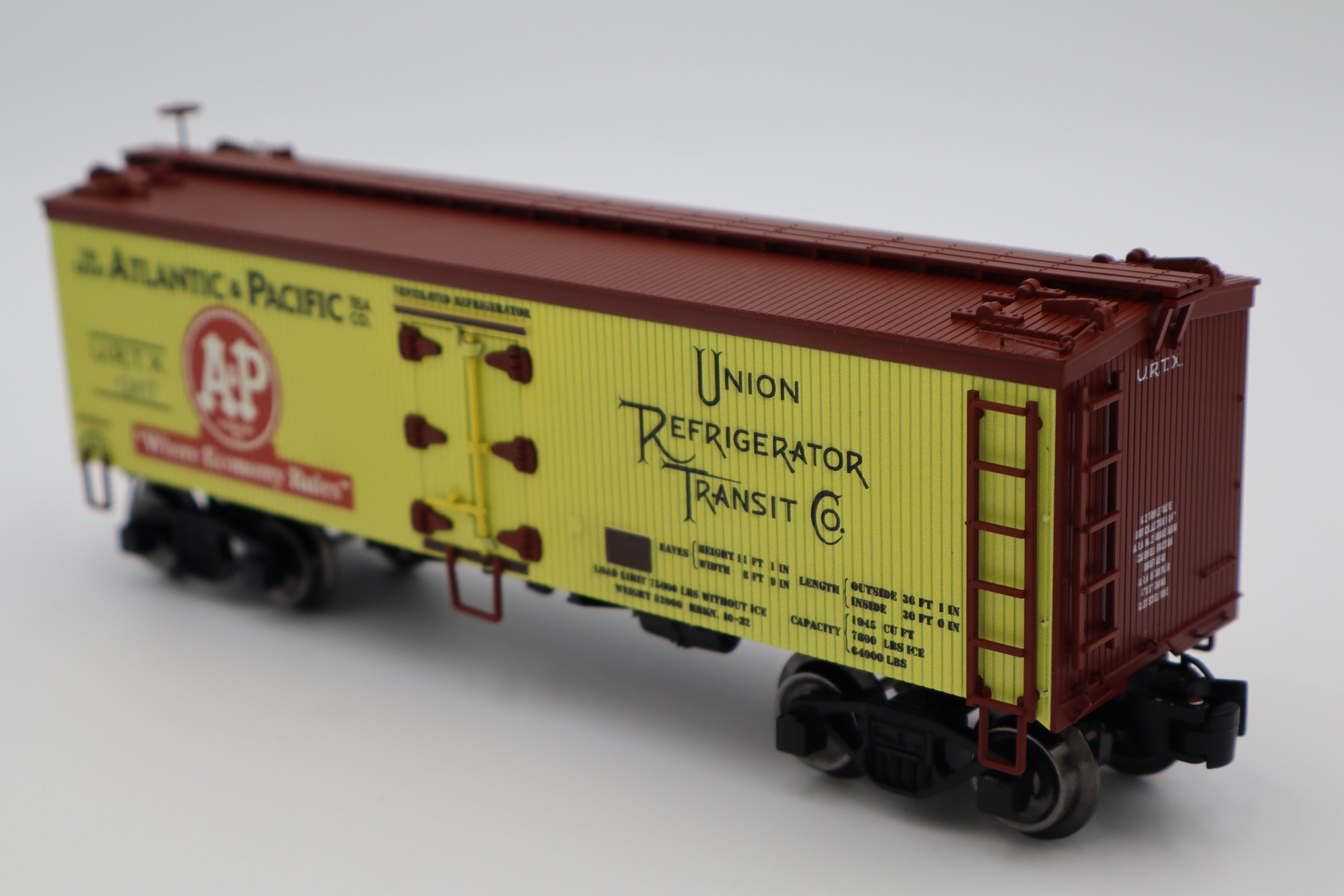 RMT 8619927 A&P Foods 36ft Wood Side Reefer Car-Second hand-M8409