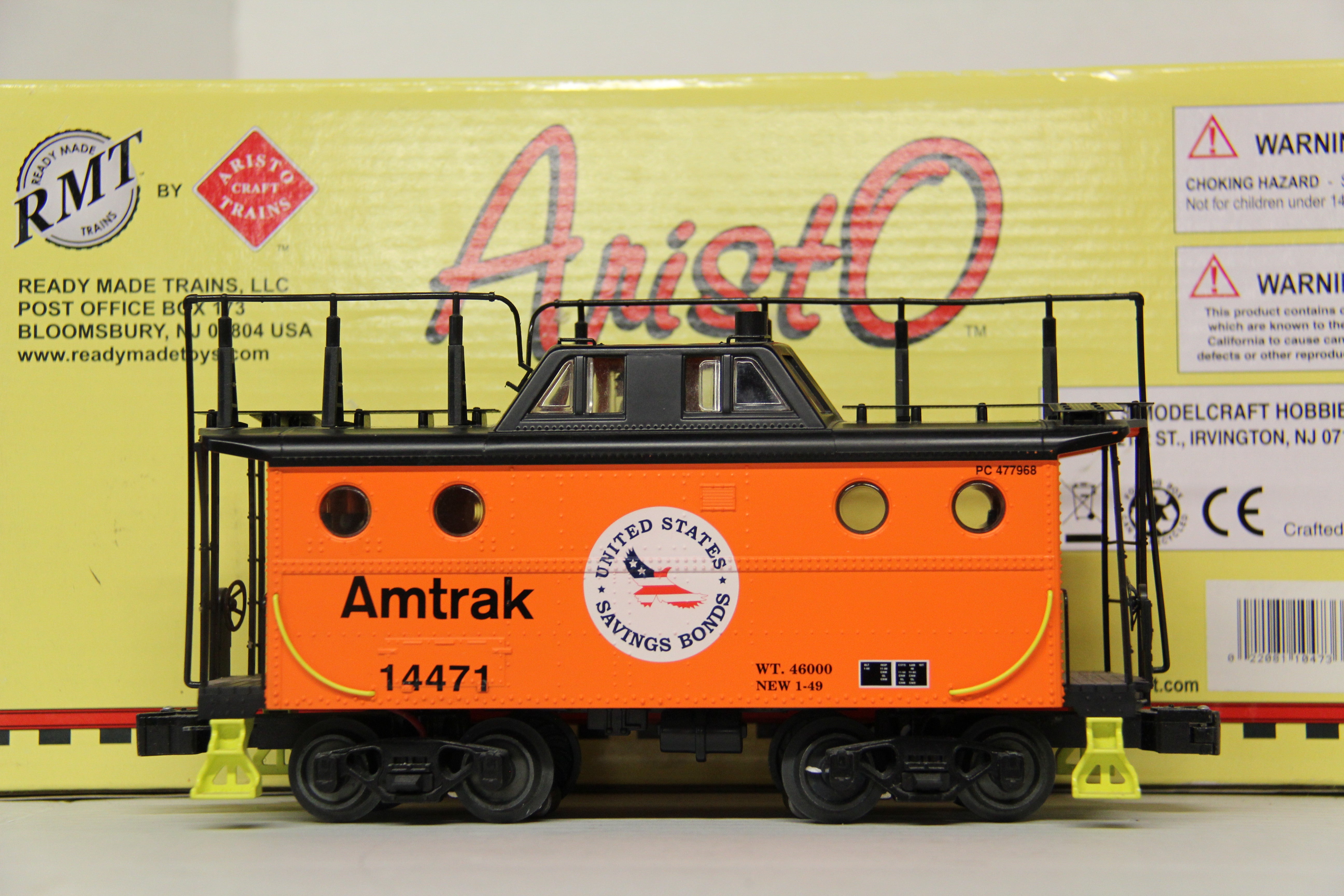 Aristo 97913 Amtrak #14471 N5C Caboose-Second hand-M6134