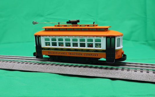 MTH 30-5243 - Trolley "Transylvania Traction Co." w/ LED Lights - MrMuffin'sTrains