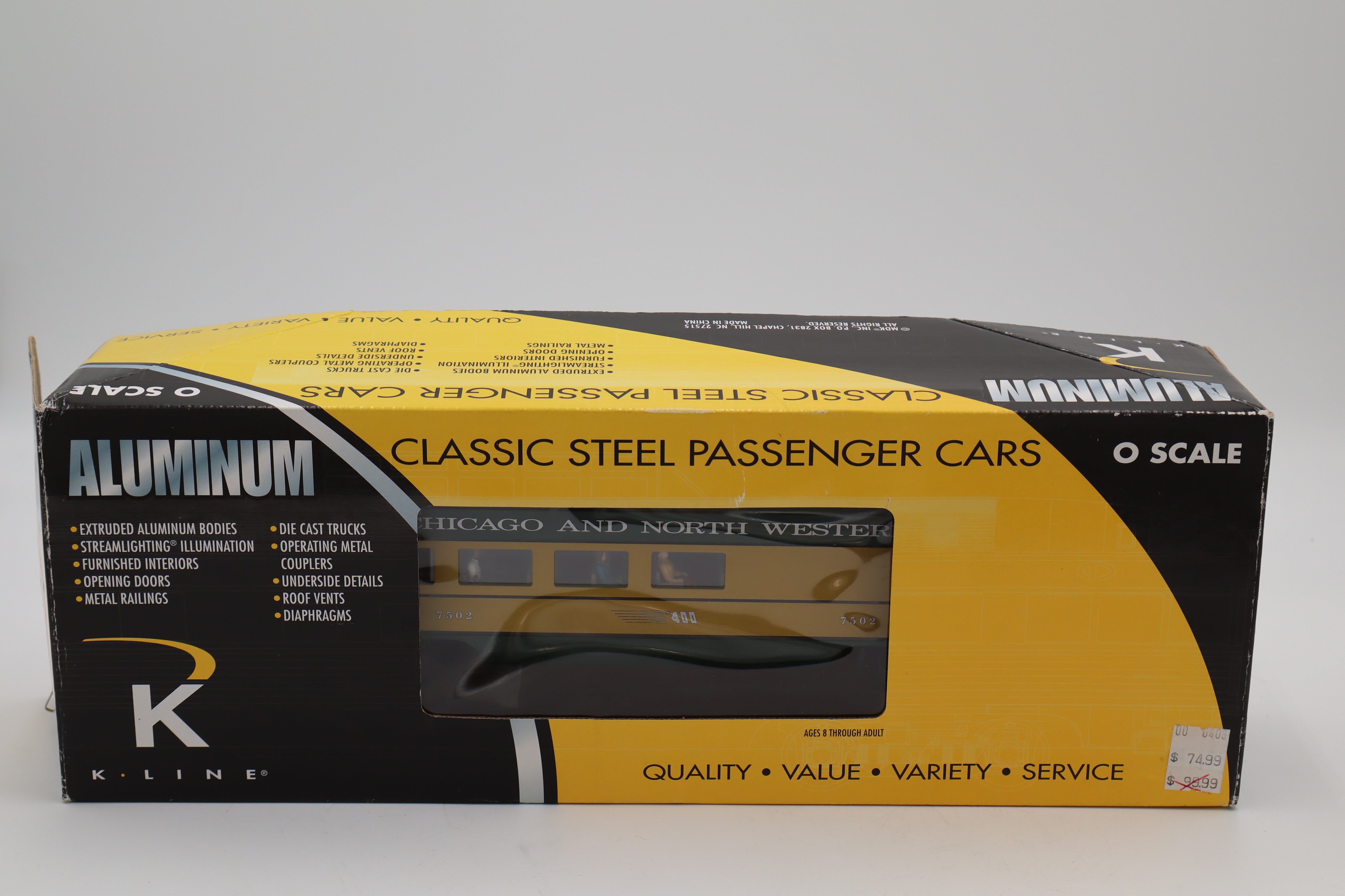 K Line K4620-18200 C & NW 15" Extruded Aluminum Baggage/RPO #8200-Second hand-M11206