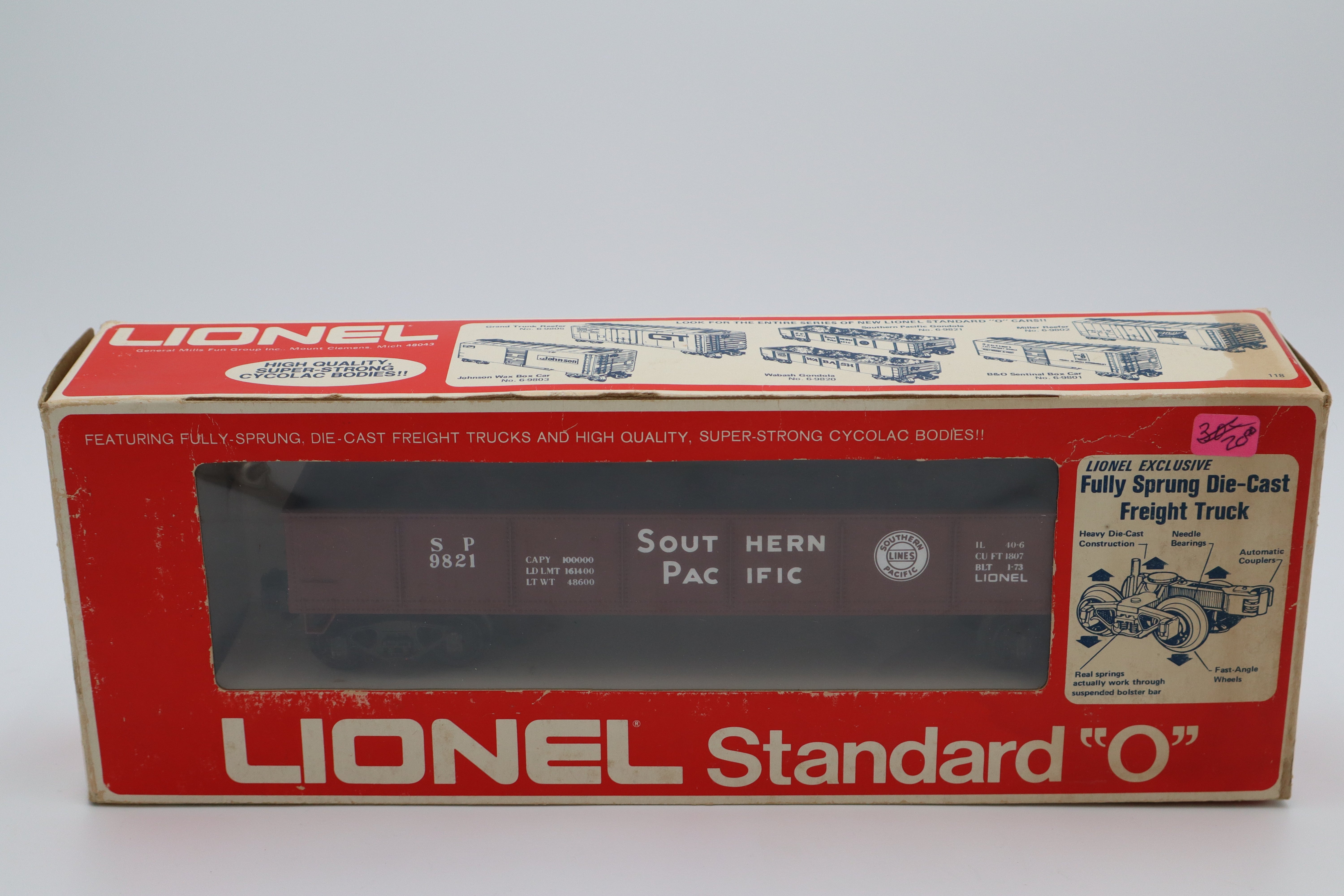 Lionel 6-9821 Southern Pacific Gondola #9821-Second hand-M8413