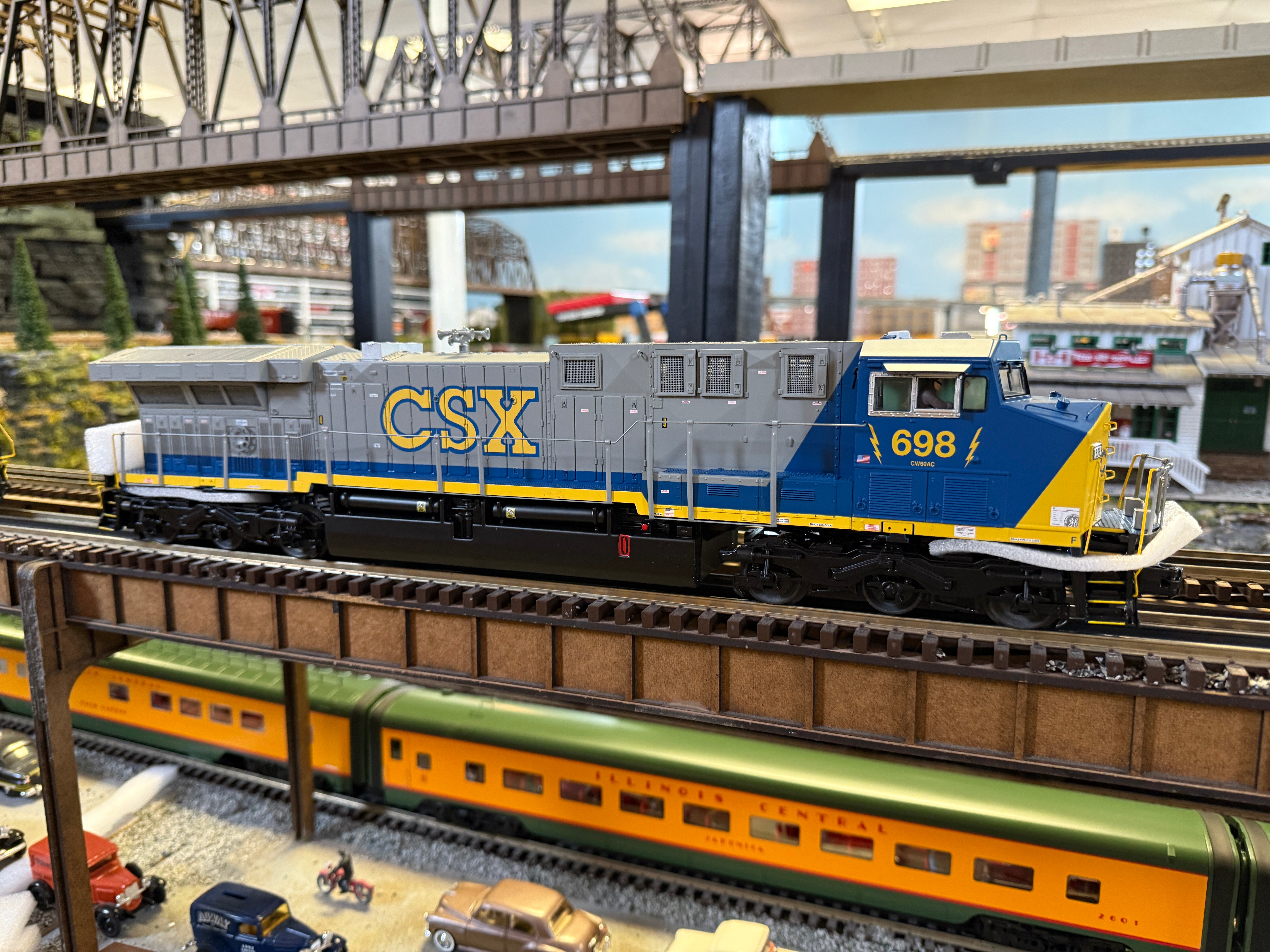 MTH 20-21878-1 - AC6000 Diesel Engine "CSX" #687 w/ PS3