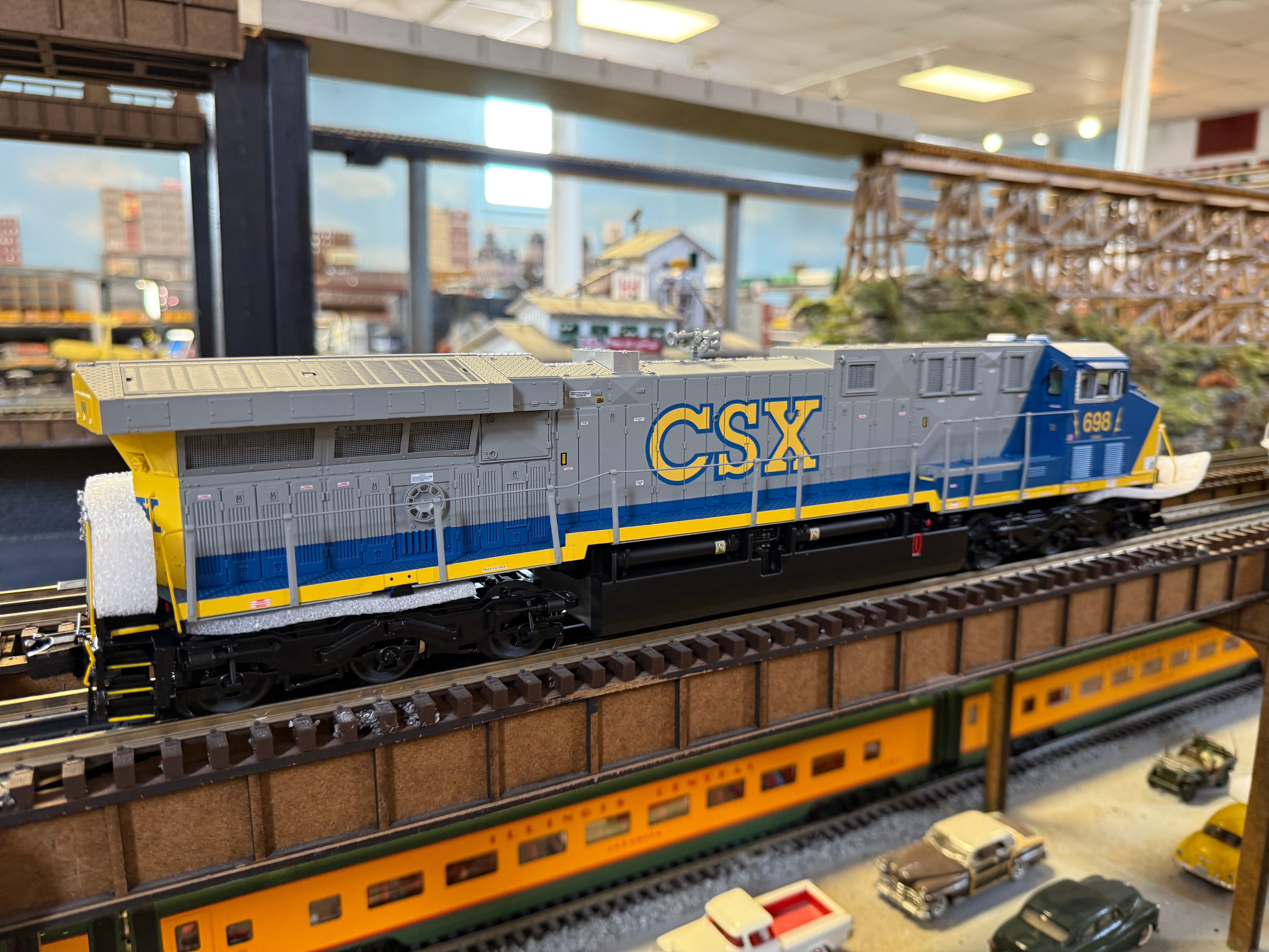 MTH 20-21879-1 - AC6000 Diesel Engine "CSX" #698 w/ PS3