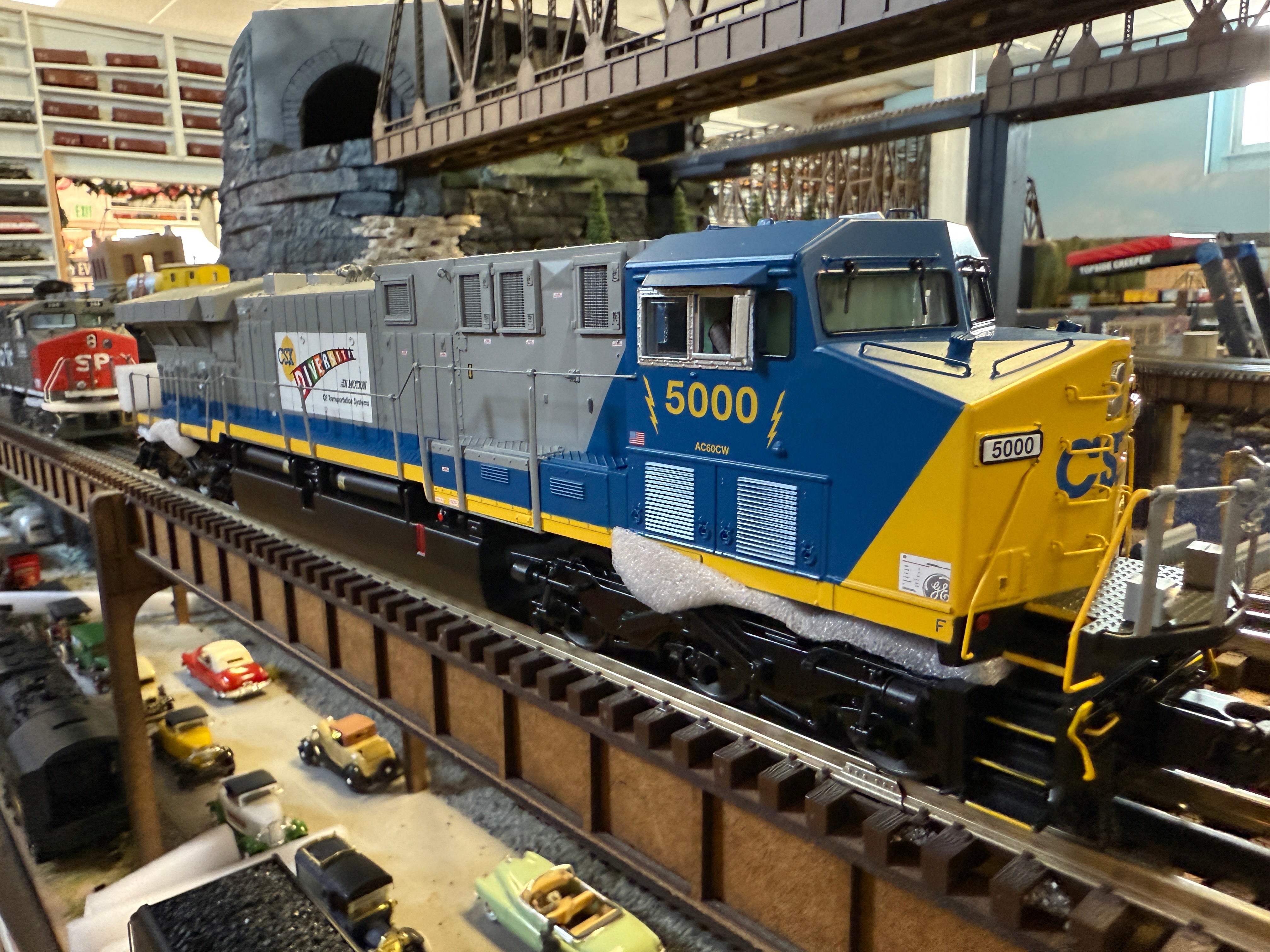 MTH 20-21877-1 - AC6000 Diesel Engine "CSX" #5001 w/ PS3 (Diversity in Action)