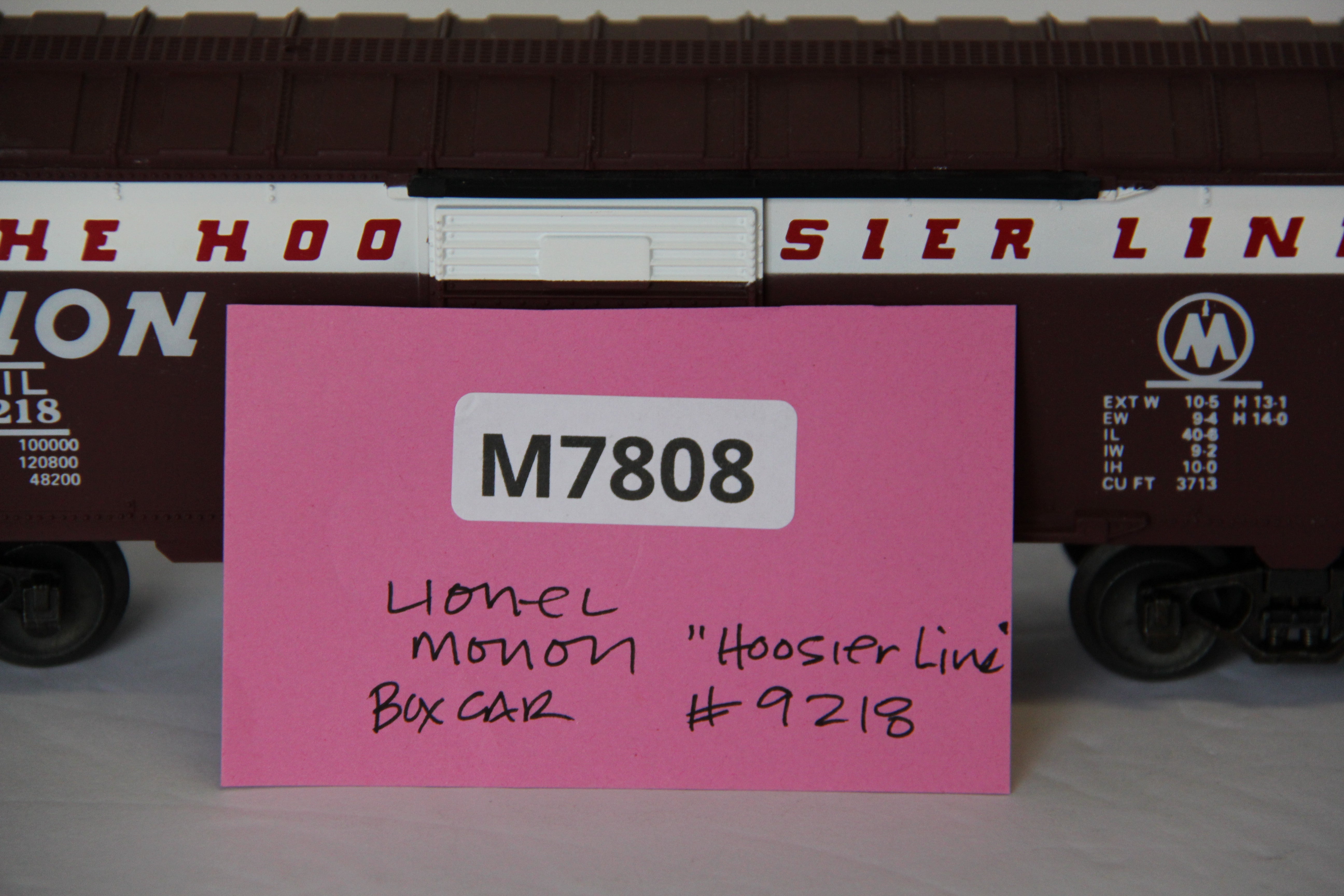 Lionel 6-9218 "Hoosier Line" Mail Boxcar-Second hand-M7808