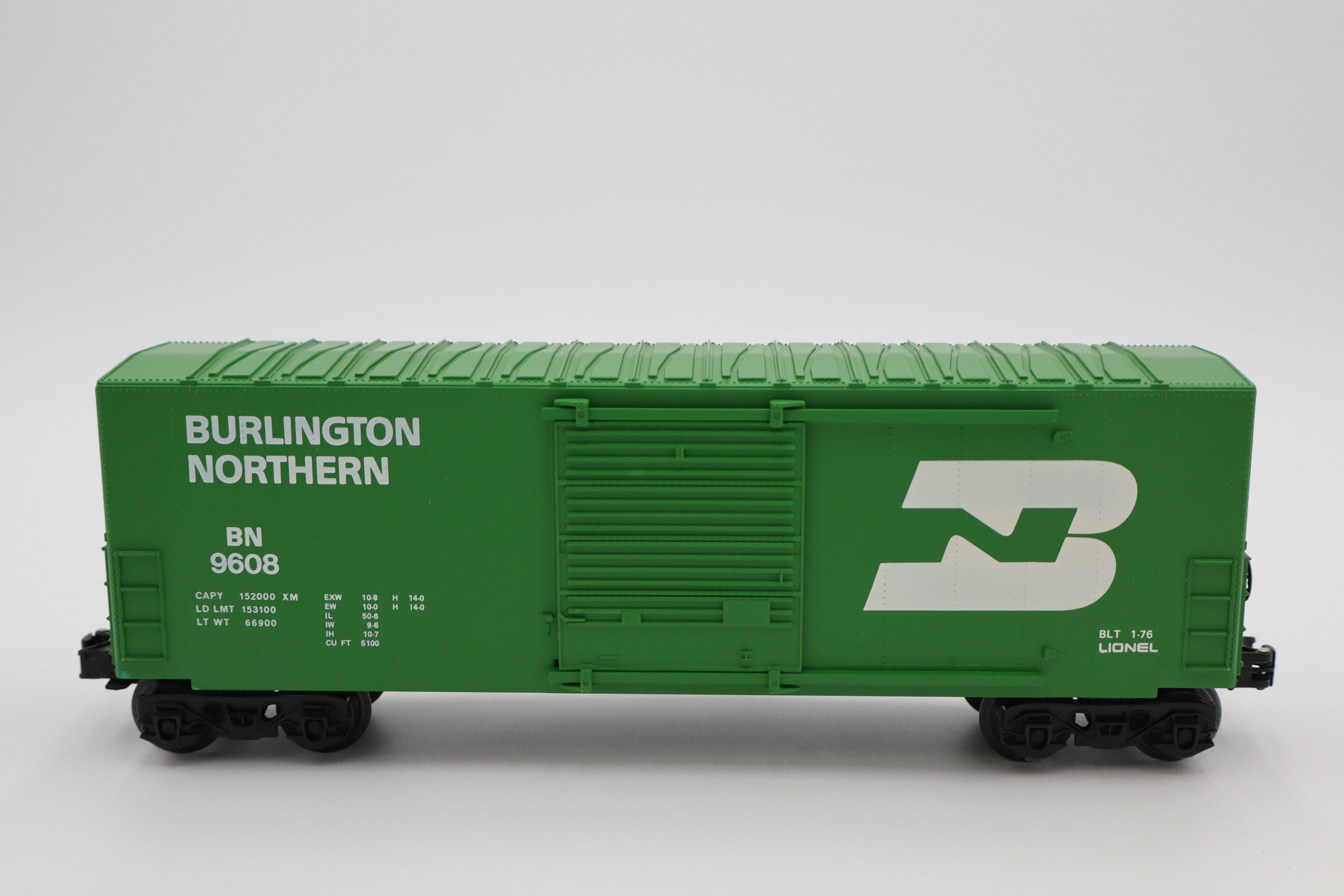 Lionel 6-9608 Burlington Northern Hi-Cube Boxcar-Second hand-M8414