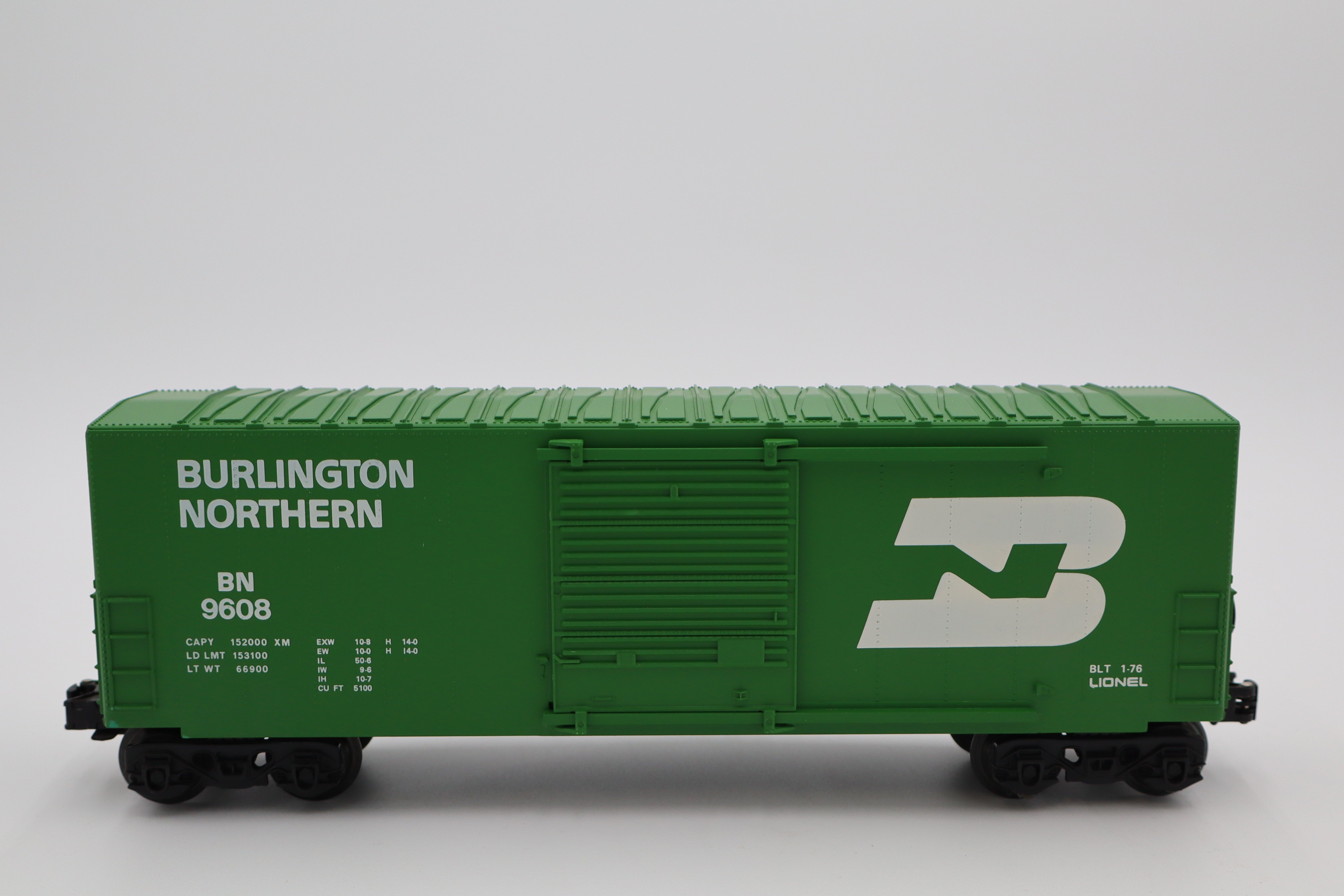 Lionel 6-9608 Burlington Northern Hi-Cube Boxcar-Second hand-M8414