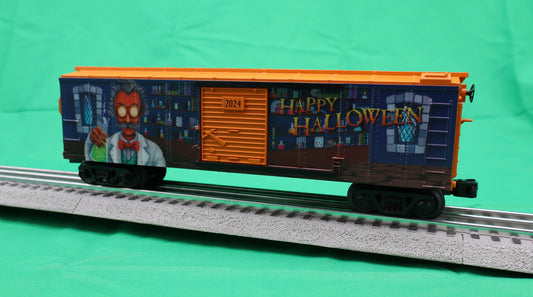 MTH 30-71190 - RailKing - 40' Box Car "Halloween" #2024 - MrMuffin'sTrains