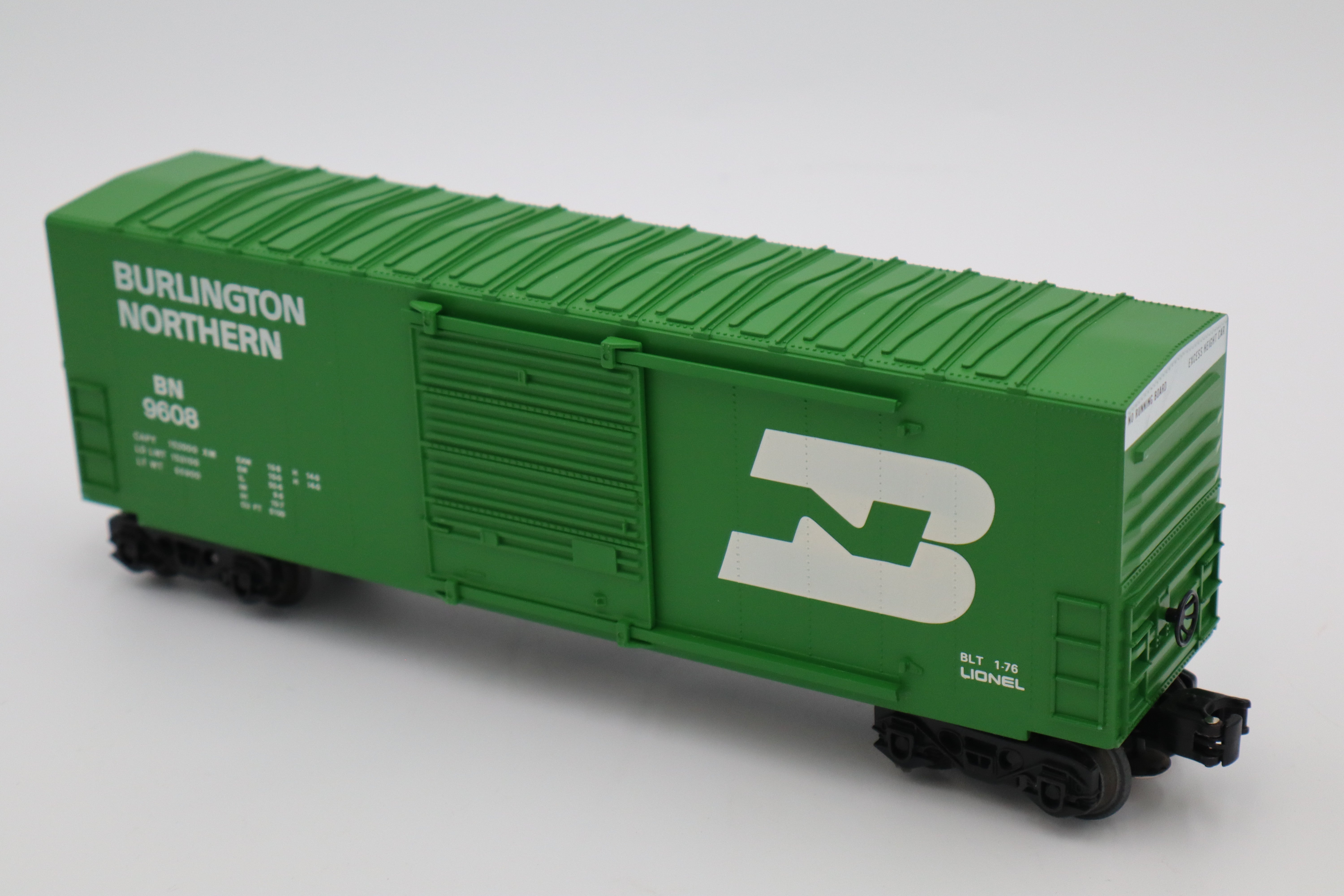 Lionel 6-9608 Burlington Northern Hi-Cube Boxcar-Second hand-M8414