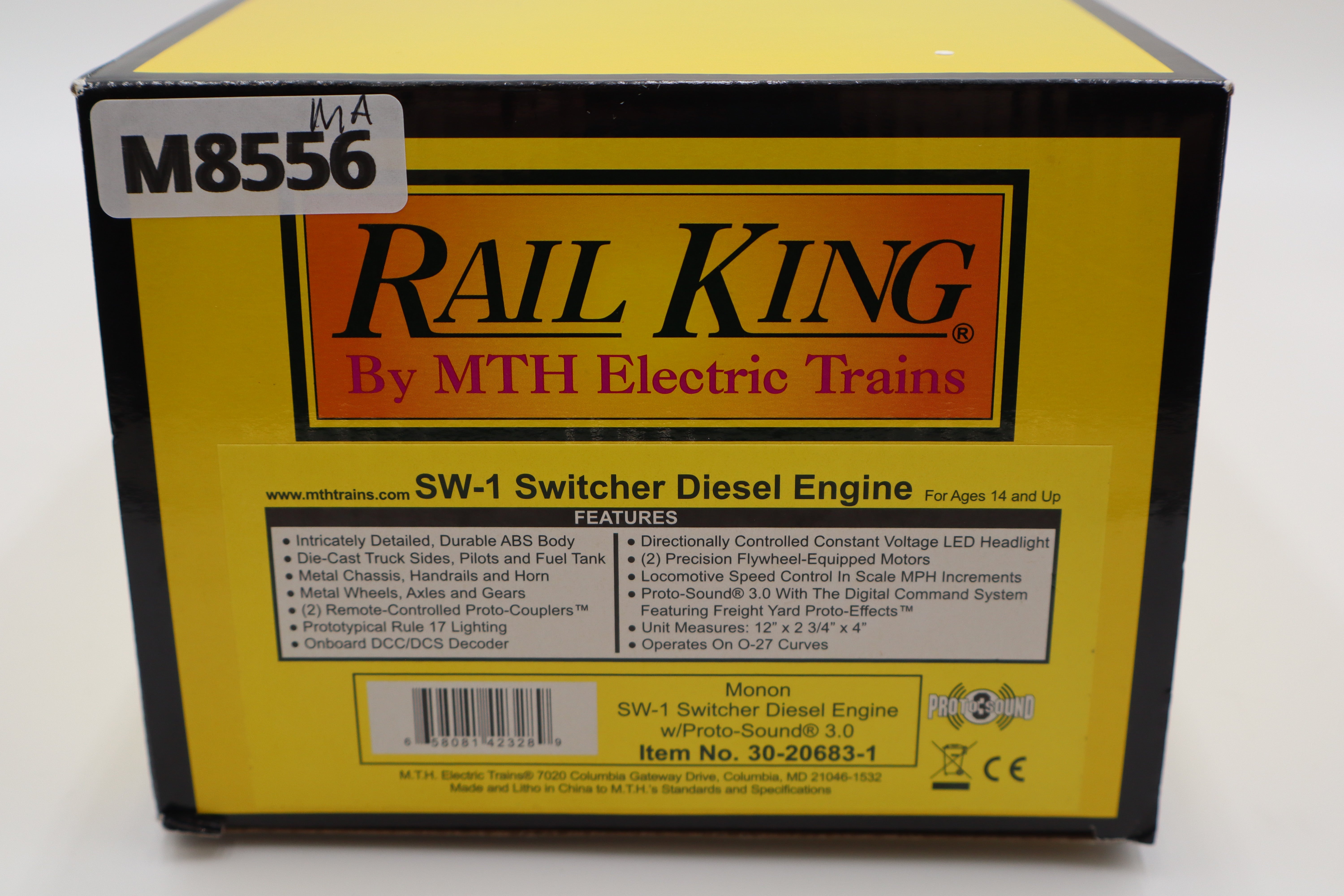 Rail King 30-20683-1 Monon SW-1 Switcher Diesel Engine-Second hand-M8556
