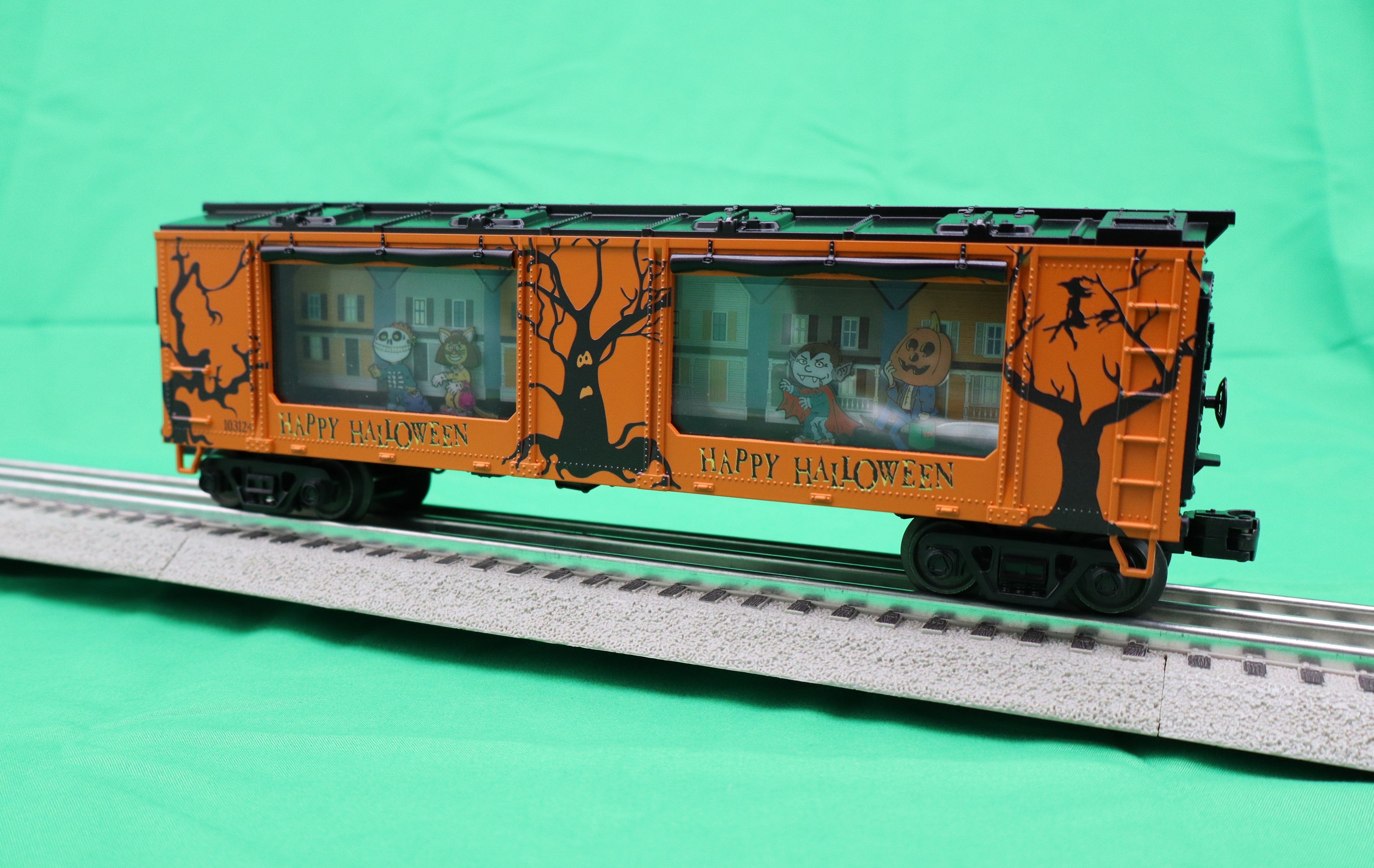 MTH 30-79690 - Operating Action Car "Halloween" (Trick or Treaters)