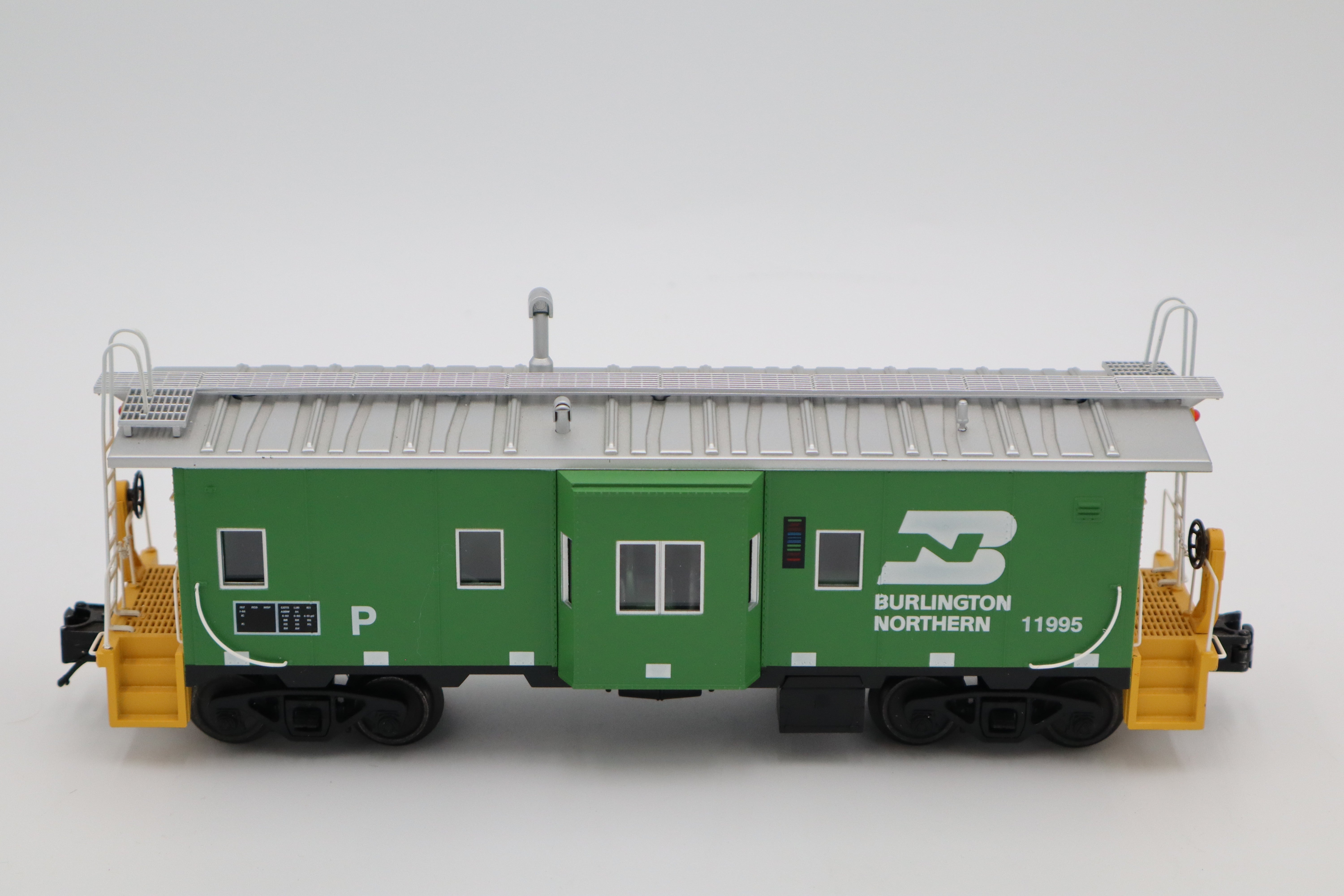 MTH 20-91708 Burlington Northern Bay Window Caboose-Second hand-M8415