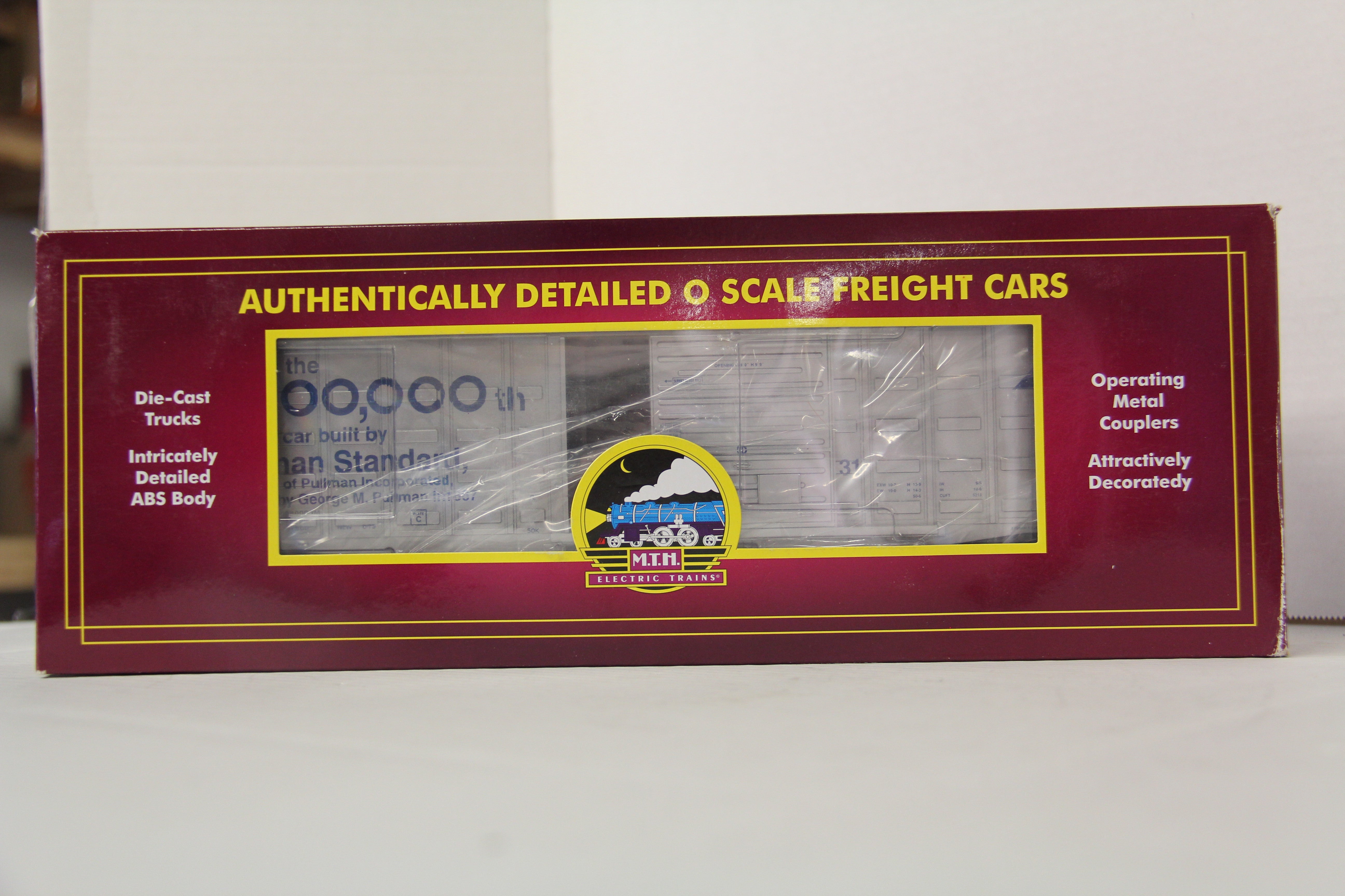 MTH 20-93916 Pullman Standard #31 - 50' Waffle Box Car-Second hand-M6139