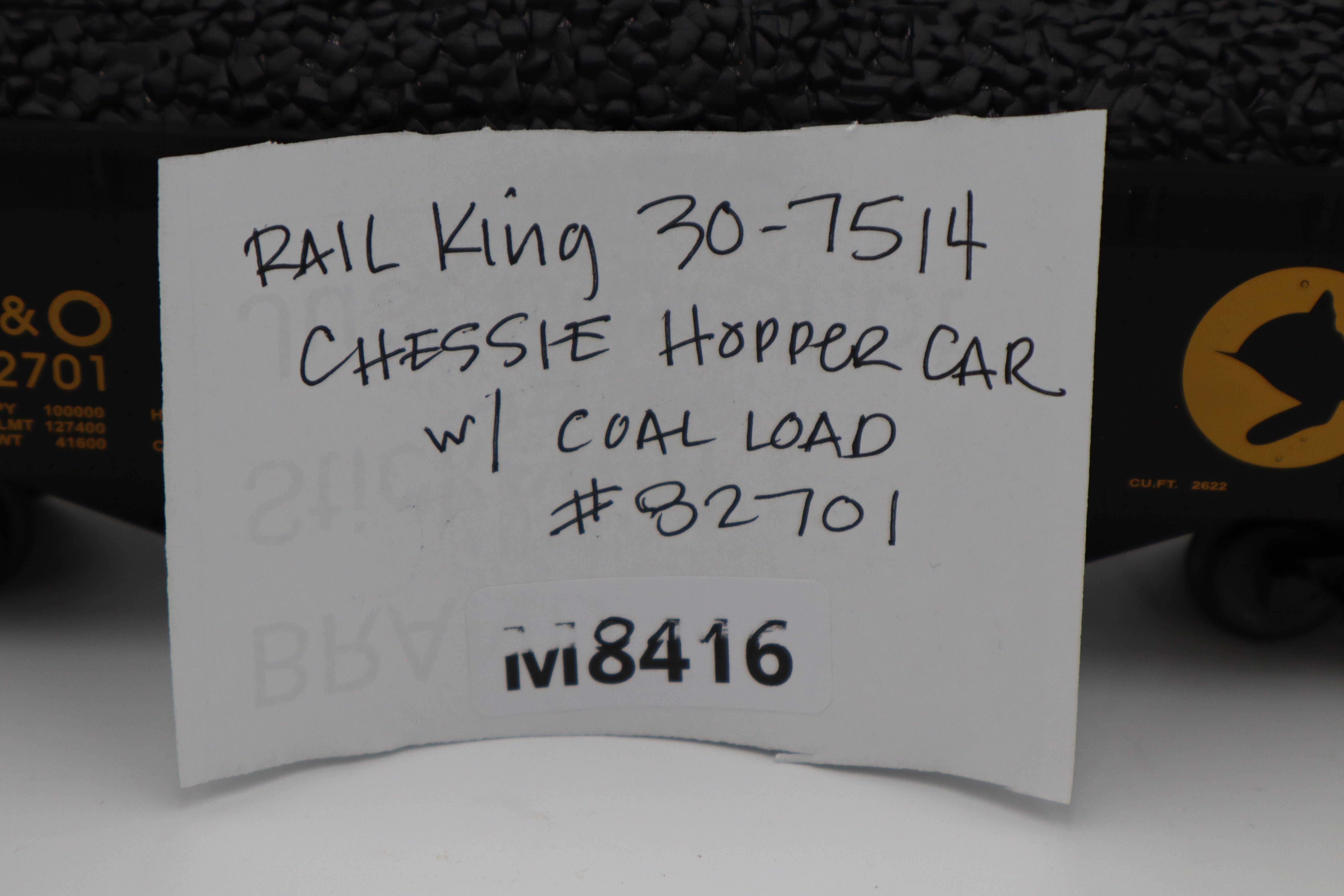 Rail King 30-7514 Chessie Hopper Car w/ Coal Load #82701-Second hand-M8416