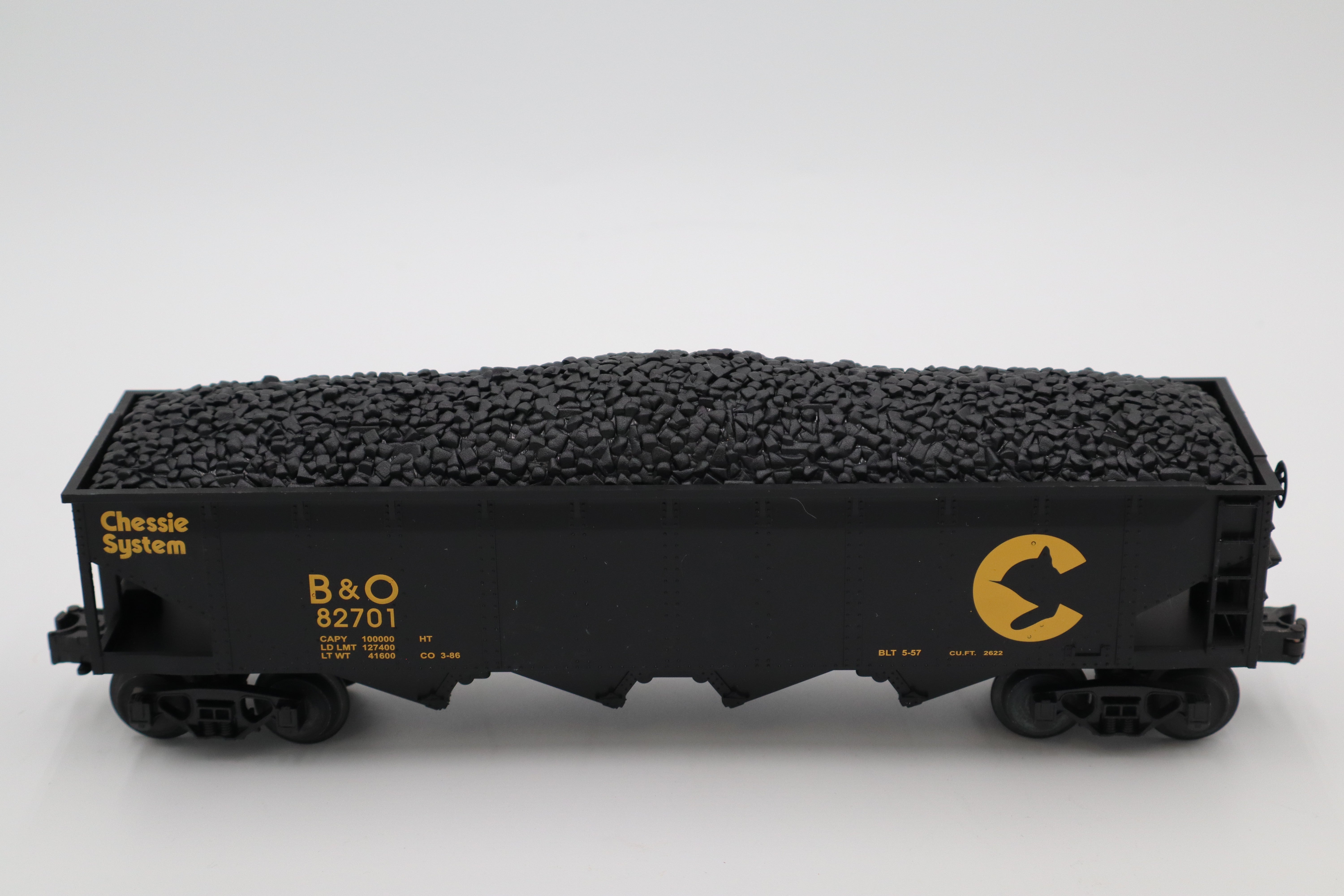 Rail King 30-7514 Chessie Hopper Car w/ Coal Load #82701-Second hand-M8416