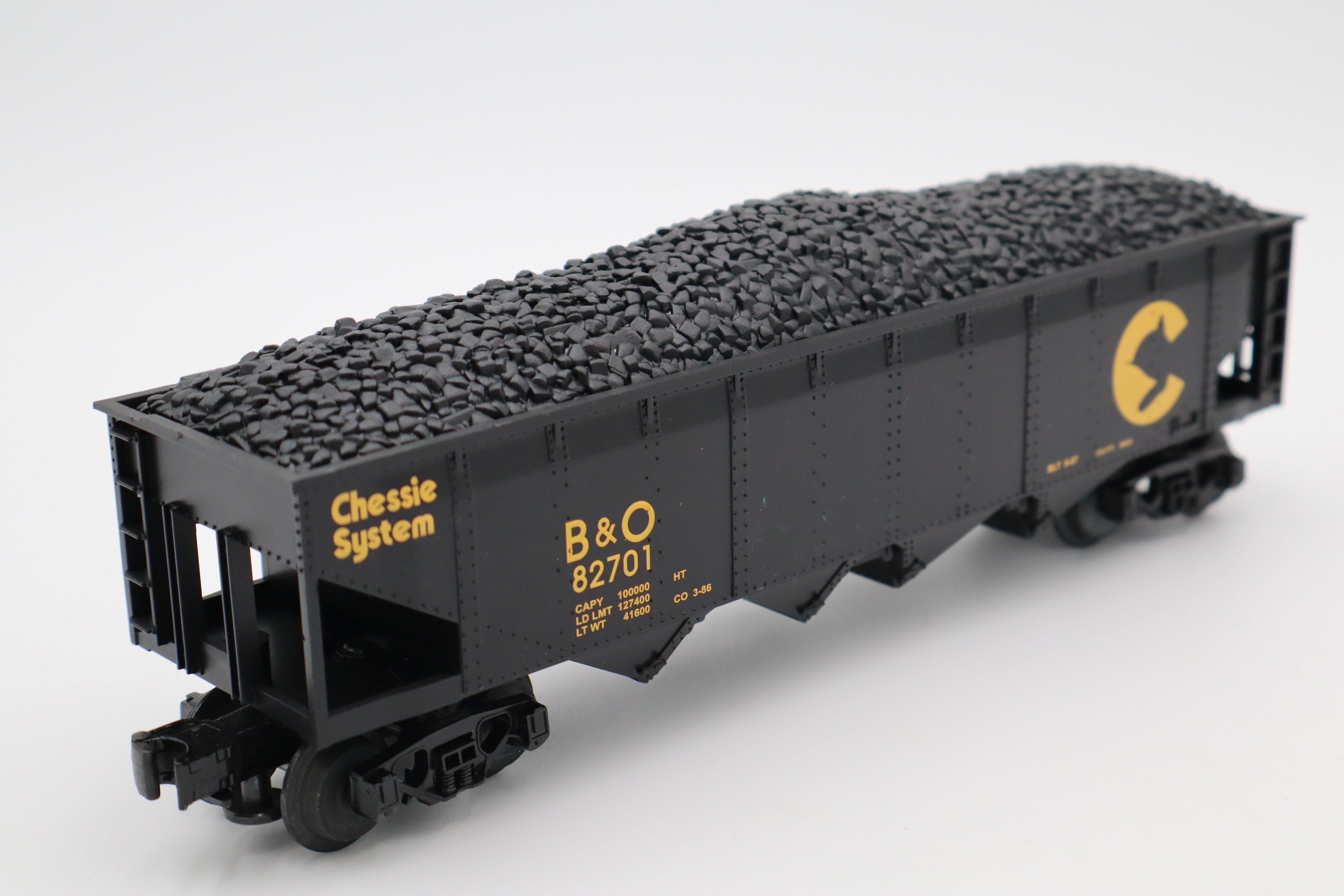 Rail King 30-7514 Chessie Hopper Car w/ Coal Load #82701-Second hand-M8416